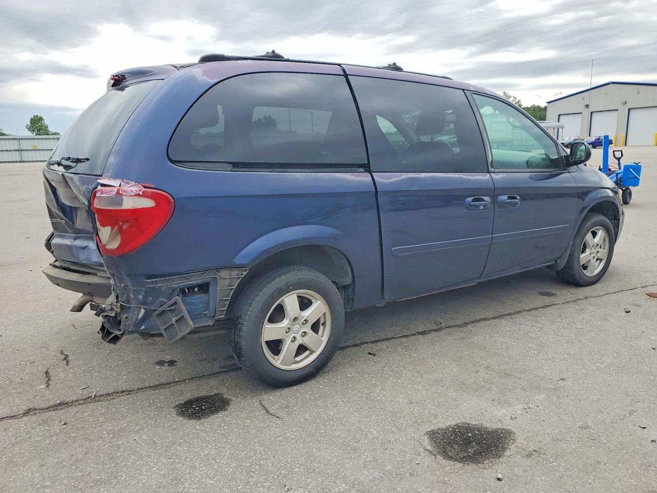 2005 Dodge Grand Caravan Sxt Blue vin: 2D4GP44L15R283353