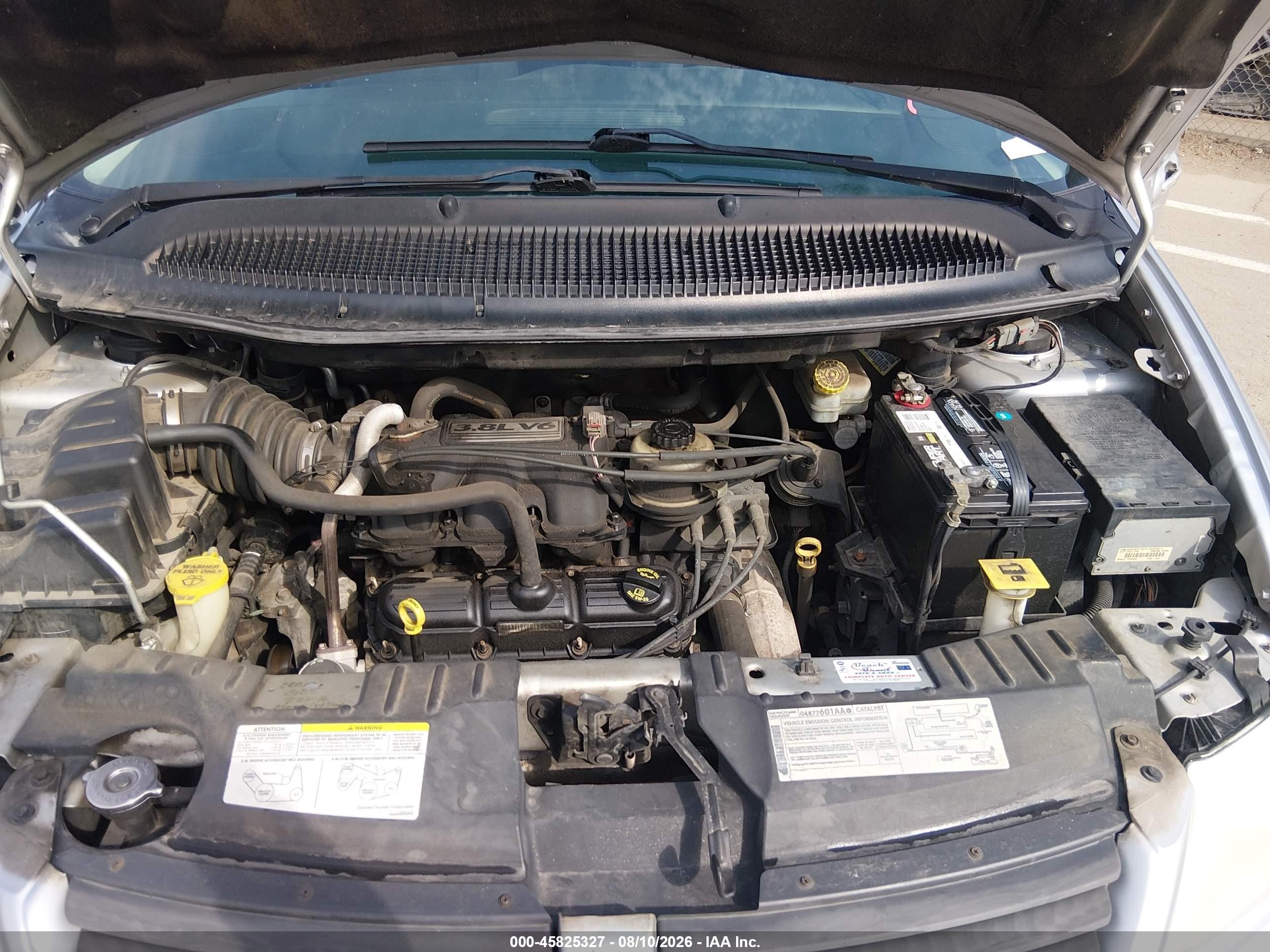 2007 Dodge Grand Caravan Sxt Серебряный vin: 2D4GP44L17R148165