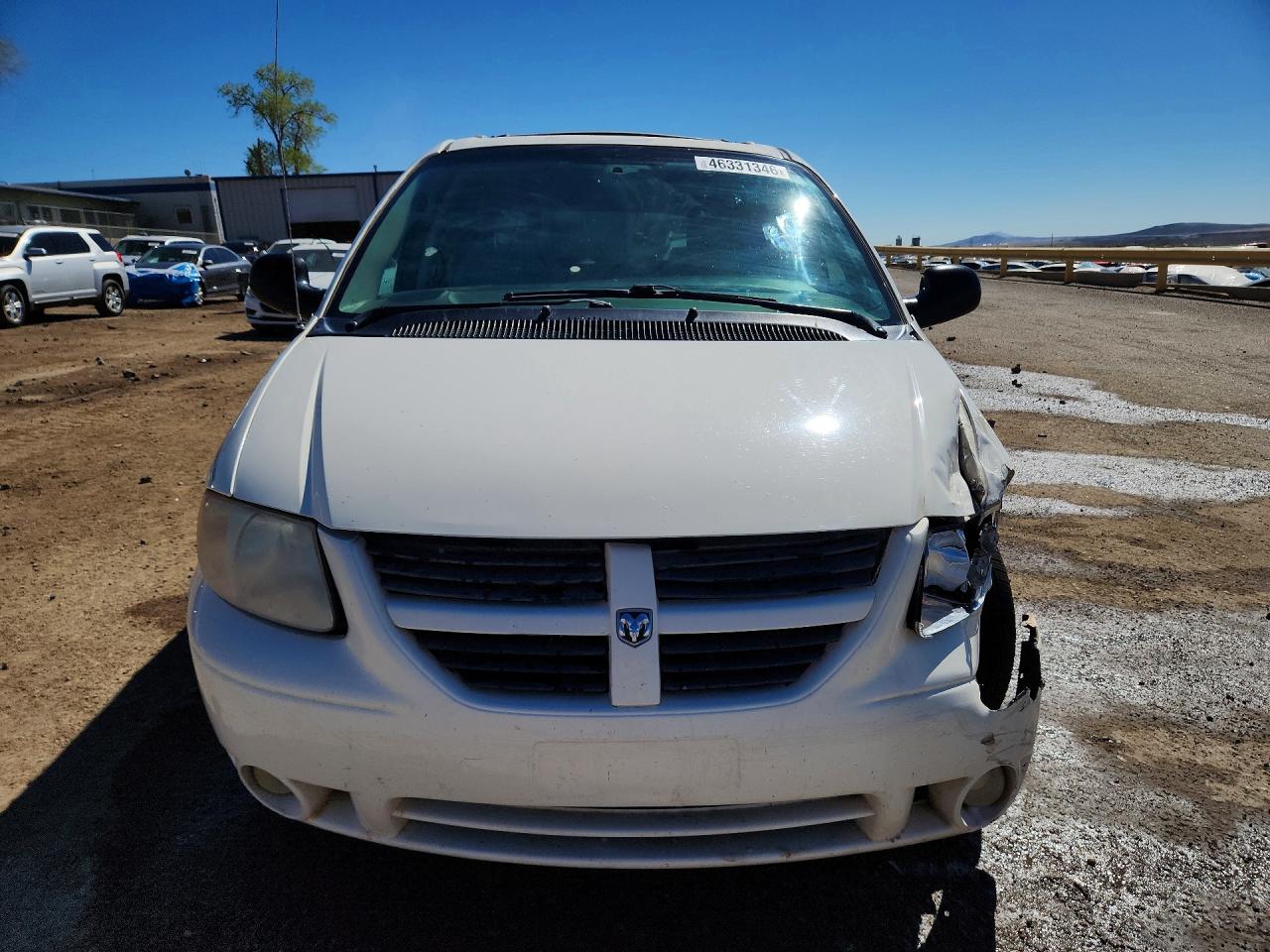 2007 Dodge Grand Caravan Sxt White vin: 2D4GP44L17R348446