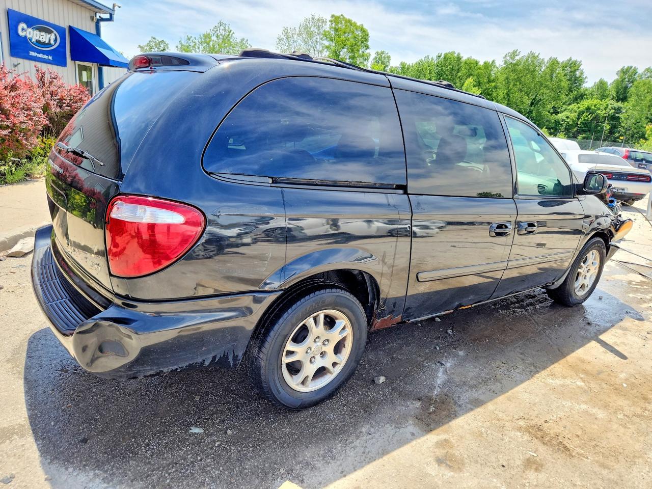 2004 Dodge Grand Caravan Sxt Черный vin: 2D4GP44L24R603083
