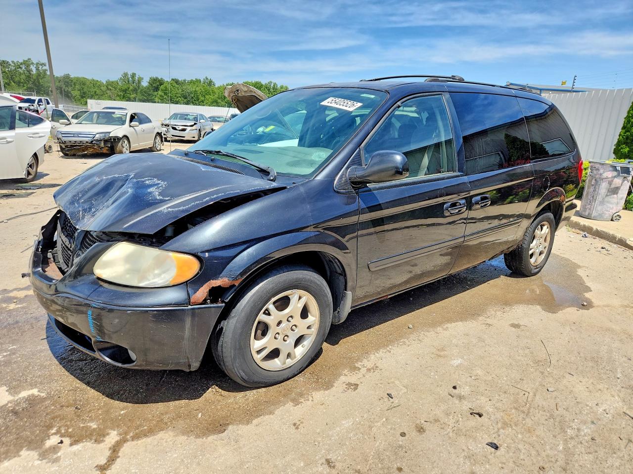 2004 Dodge Grand Caravan Sxt Черный vin: 2D4GP44L24R603083