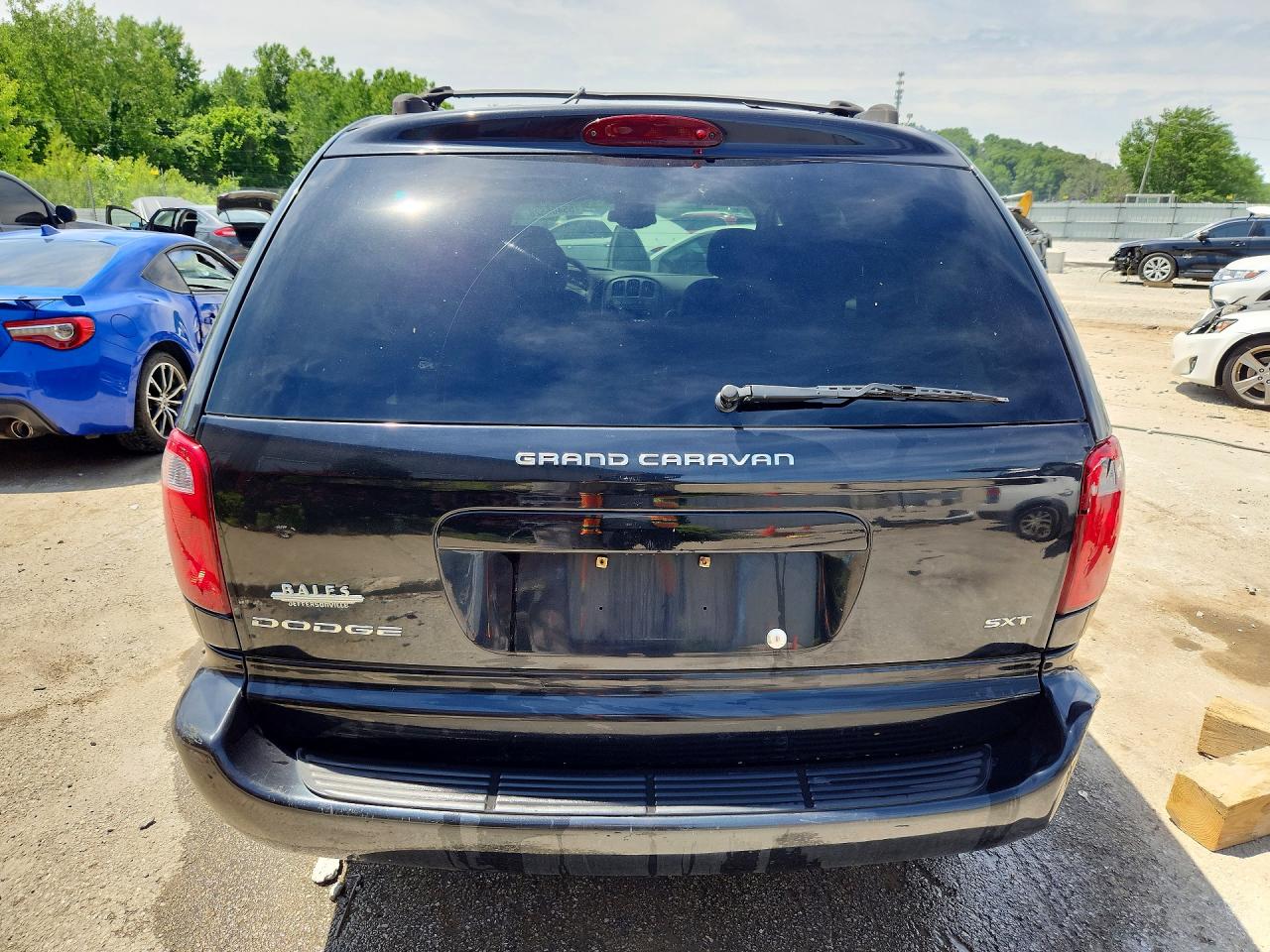 2004 Dodge Grand Caravan Sxt Черный vin: 2D4GP44L24R603083