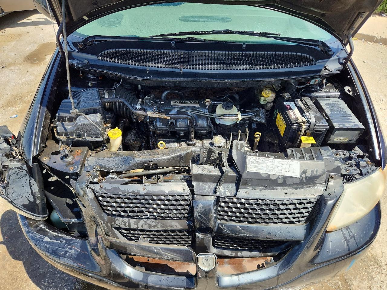 2004 Dodge Grand Caravan Sxt Черный vin: 2D4GP44L24R603083