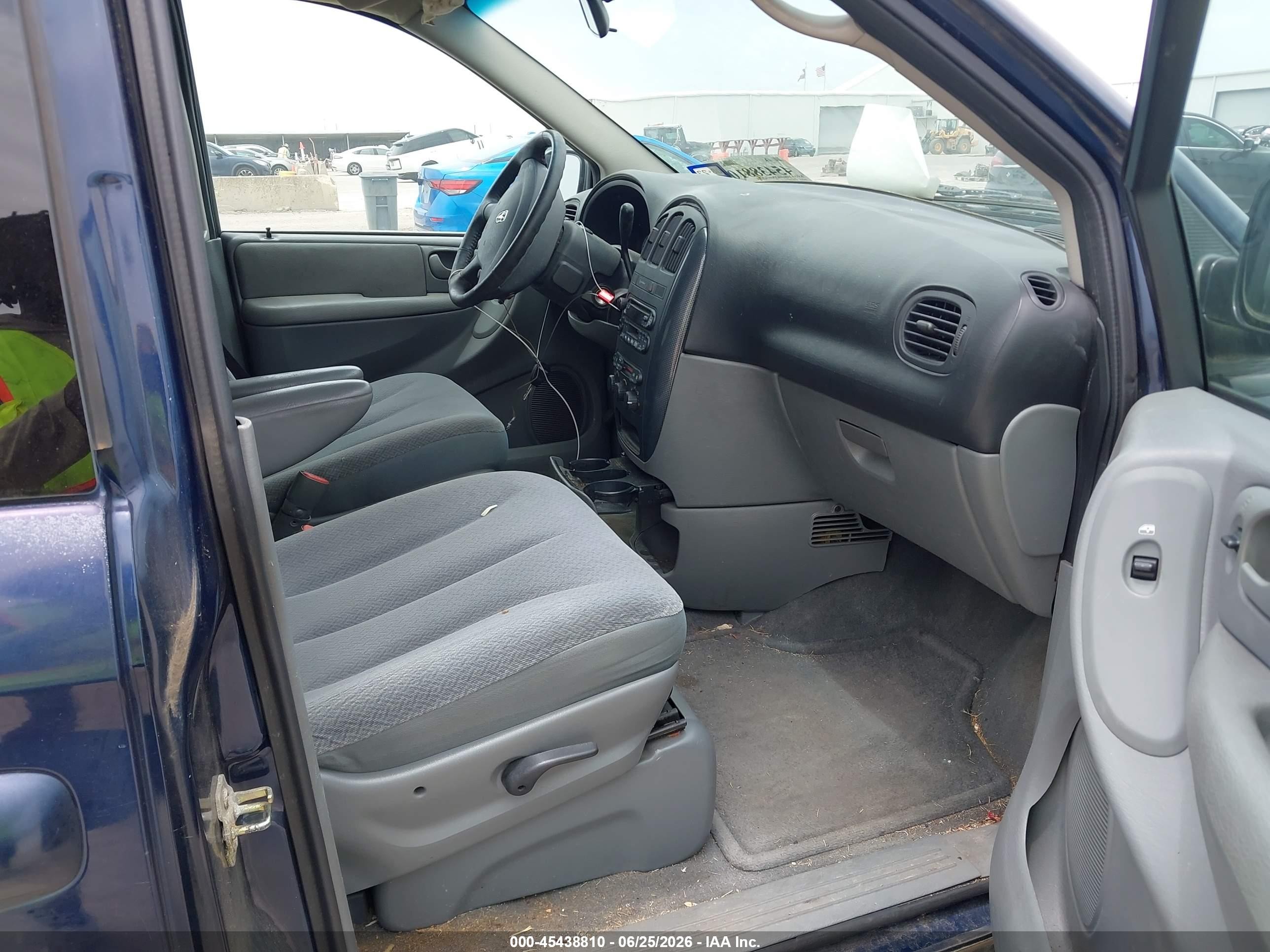 2005 Dodge Caravan Sxt Blue vin: 2D4GP44L25R316179