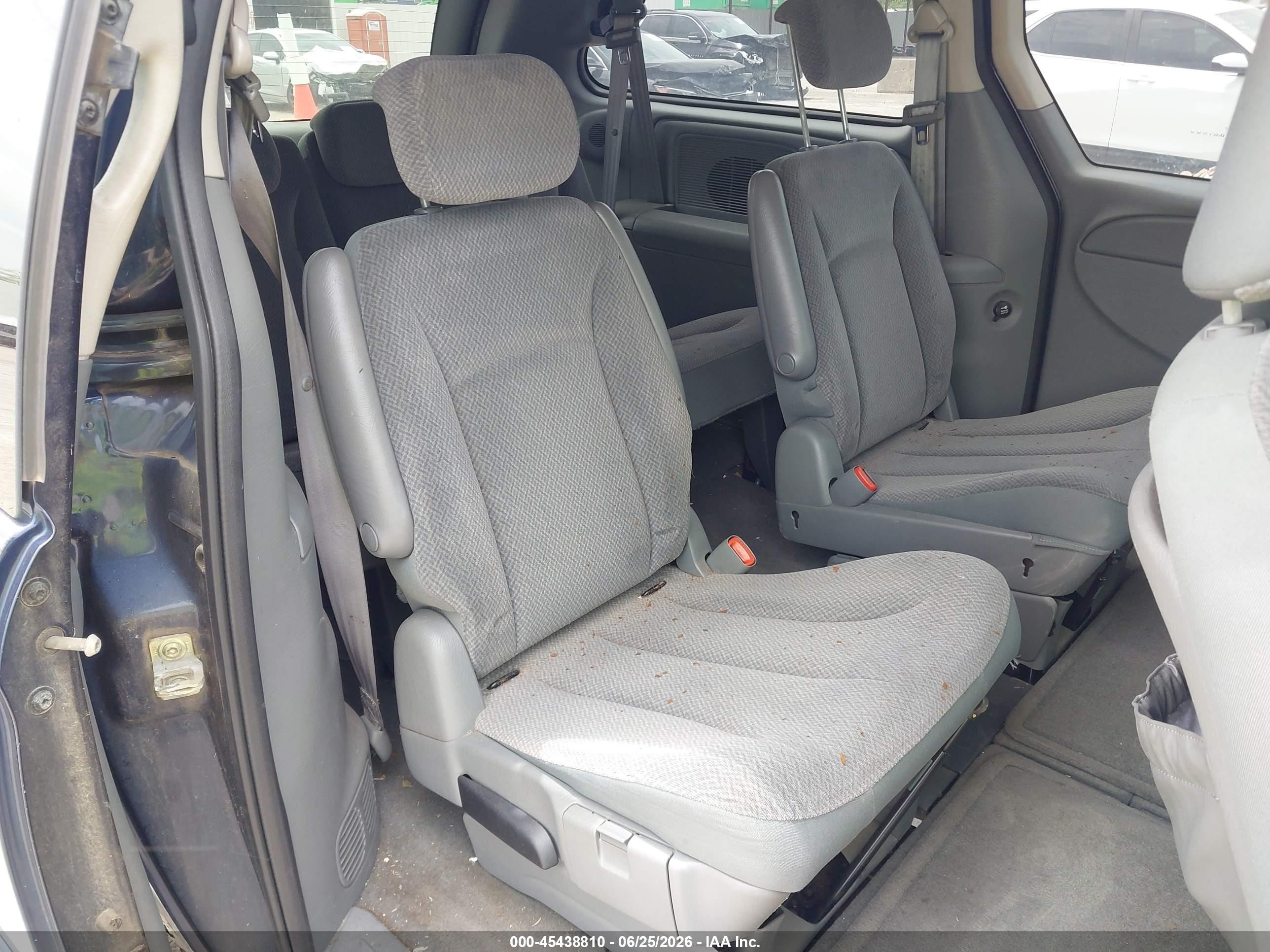2005 Dodge Caravan Sxt Blue vin: 2D4GP44L25R316179