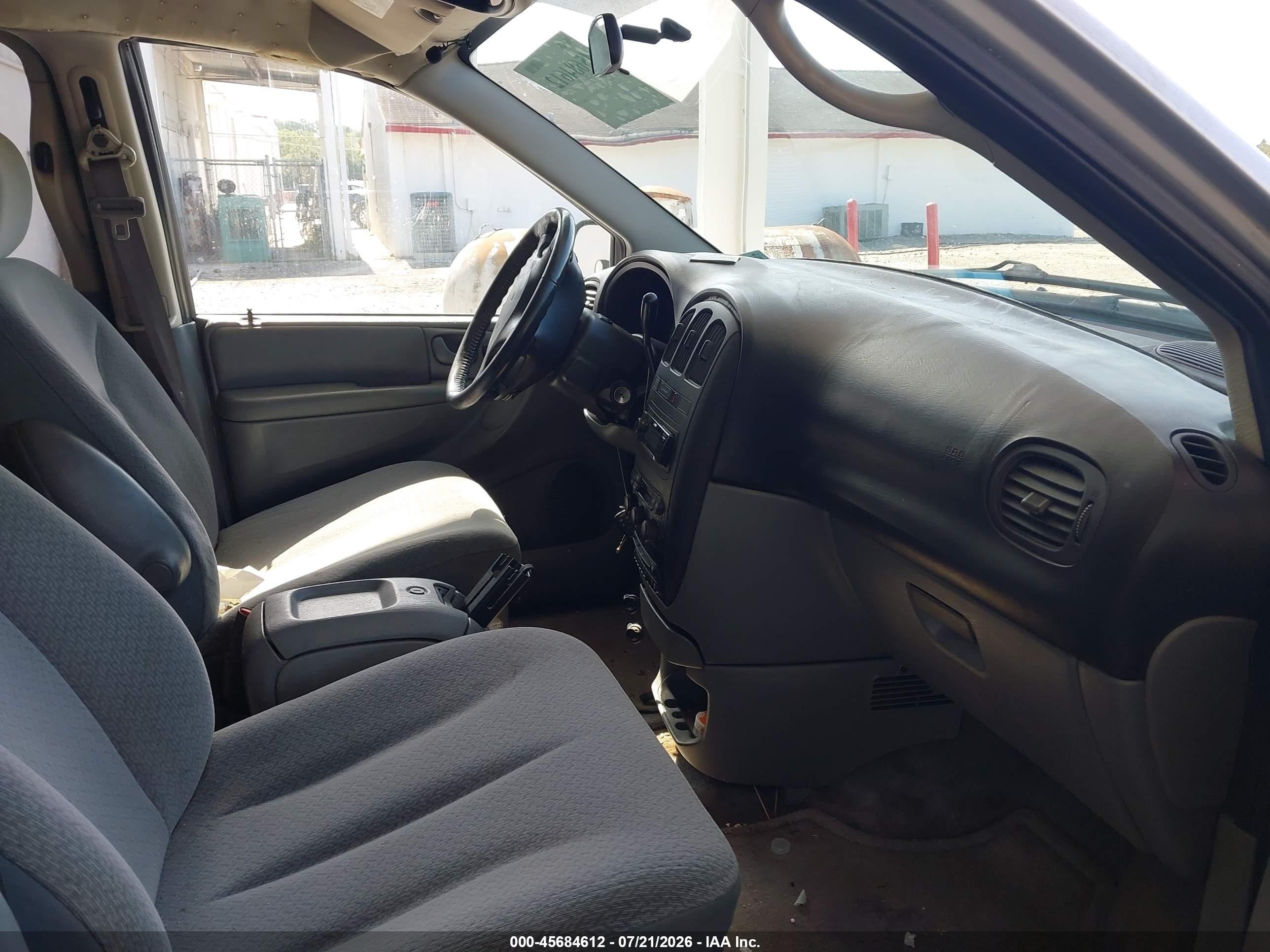 2005 Dodge Caravan Sxt Silver vin: 2D4GP44L25R534512