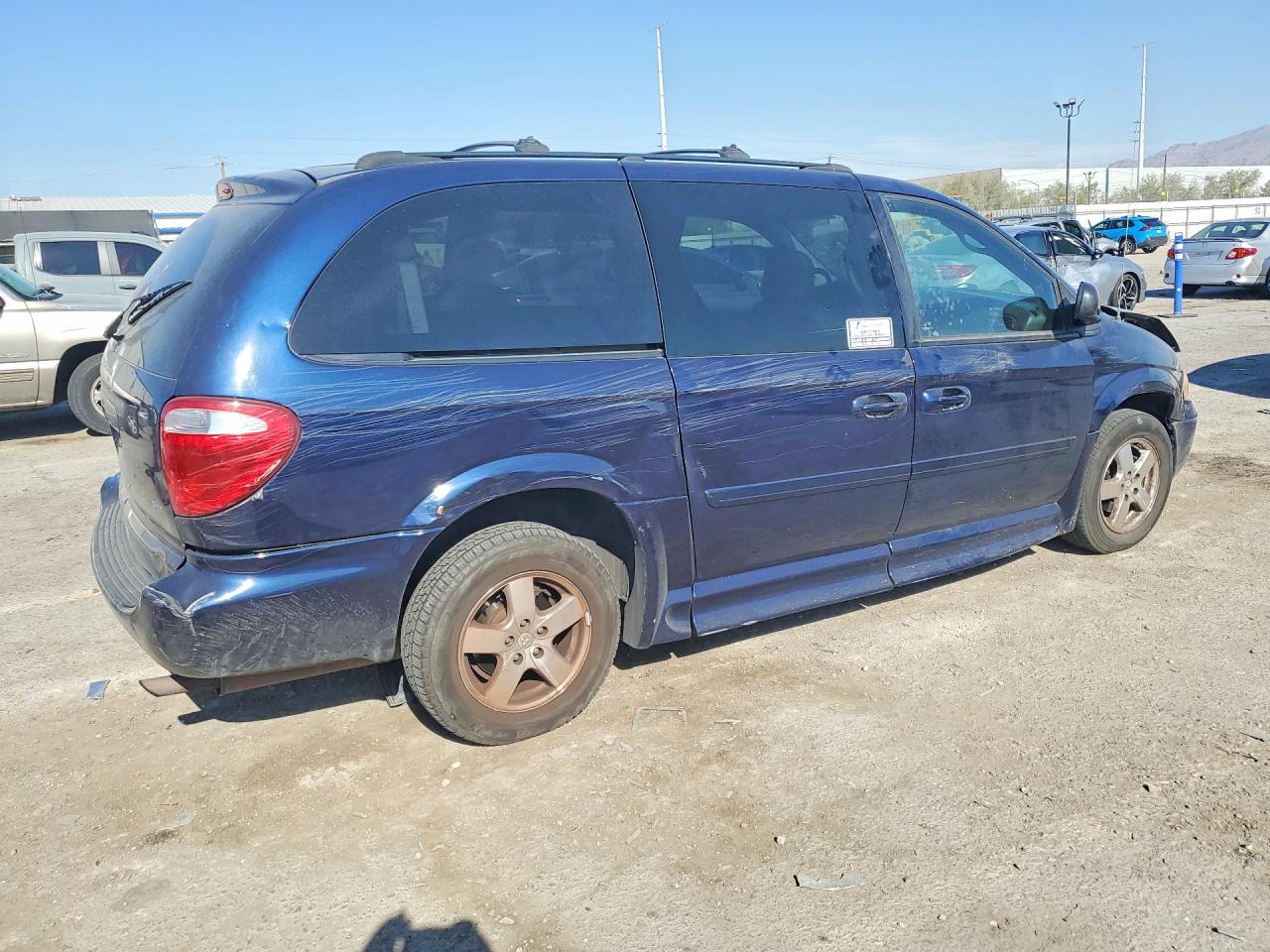 2006 Dodge Grand Caravan Sxt Синий vin: 2D4GP44L26R678708
