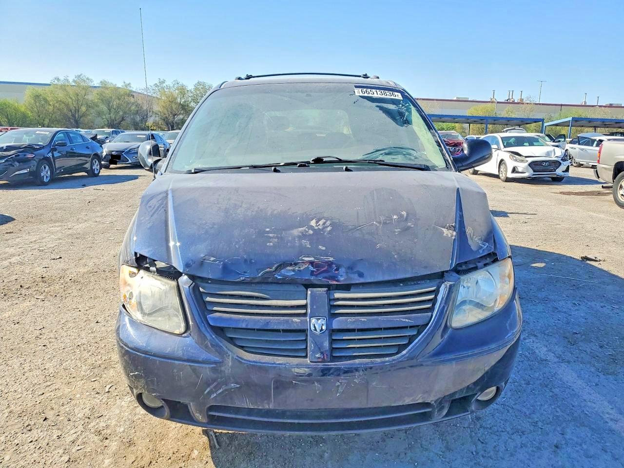 2006 Dodge Grand Caravan Sxt Синий vin: 2D4GP44L26R678708