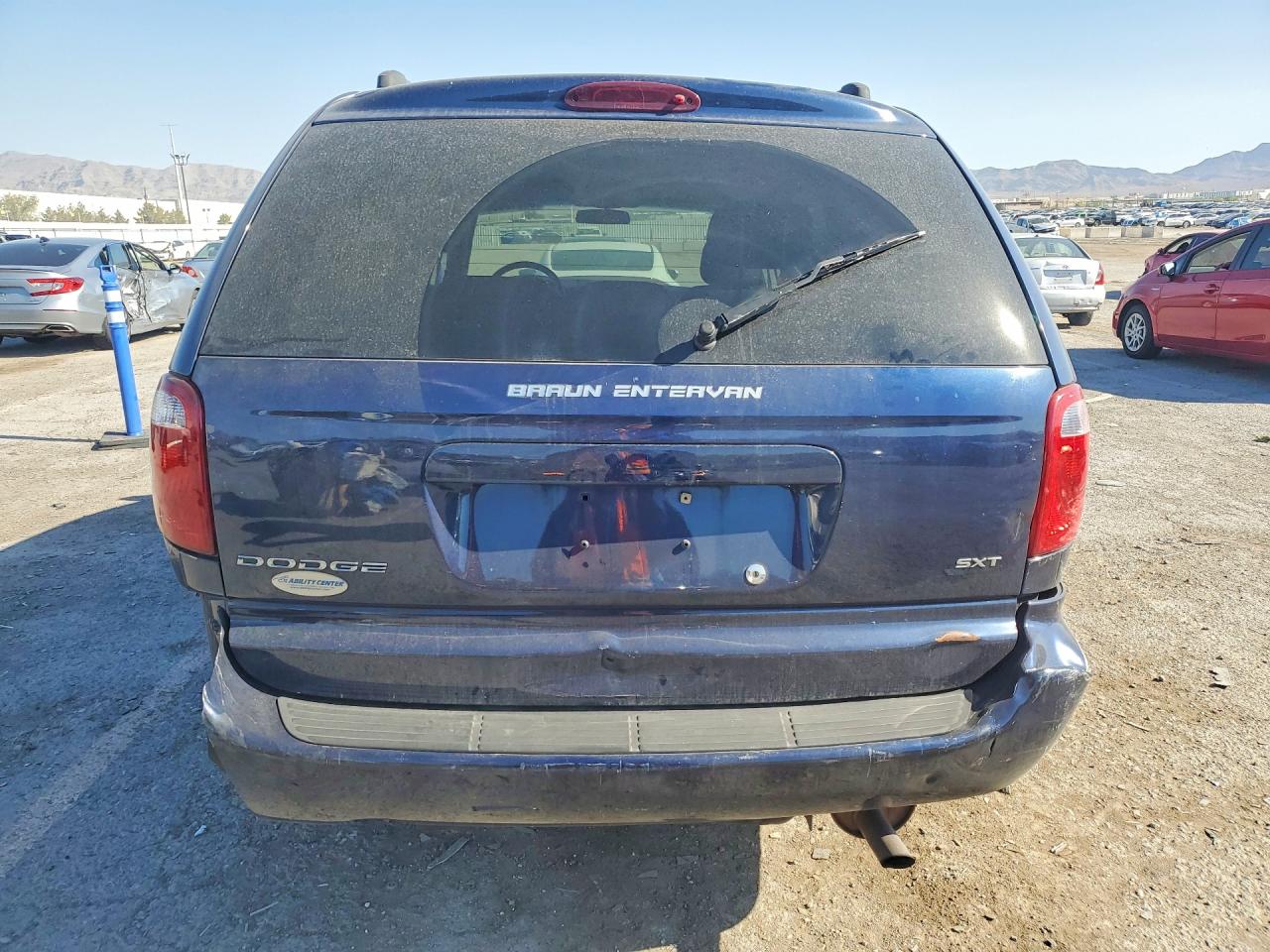 2006 Dodge Grand Caravan Sxt Синий vin: 2D4GP44L26R678708