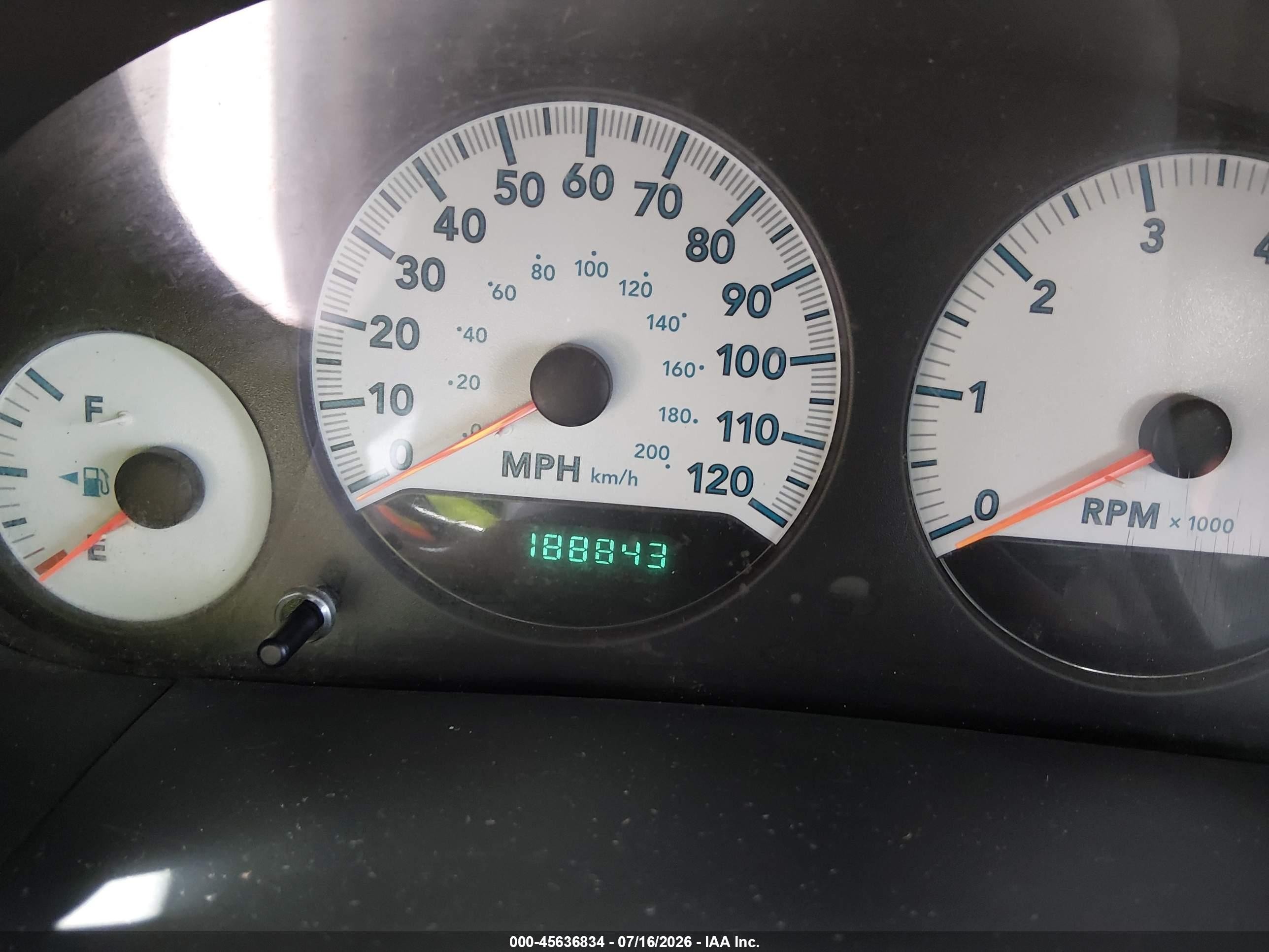 2006 Dodge Grand Caravan Sxt Blue vin: 2D4GP44L26R773589