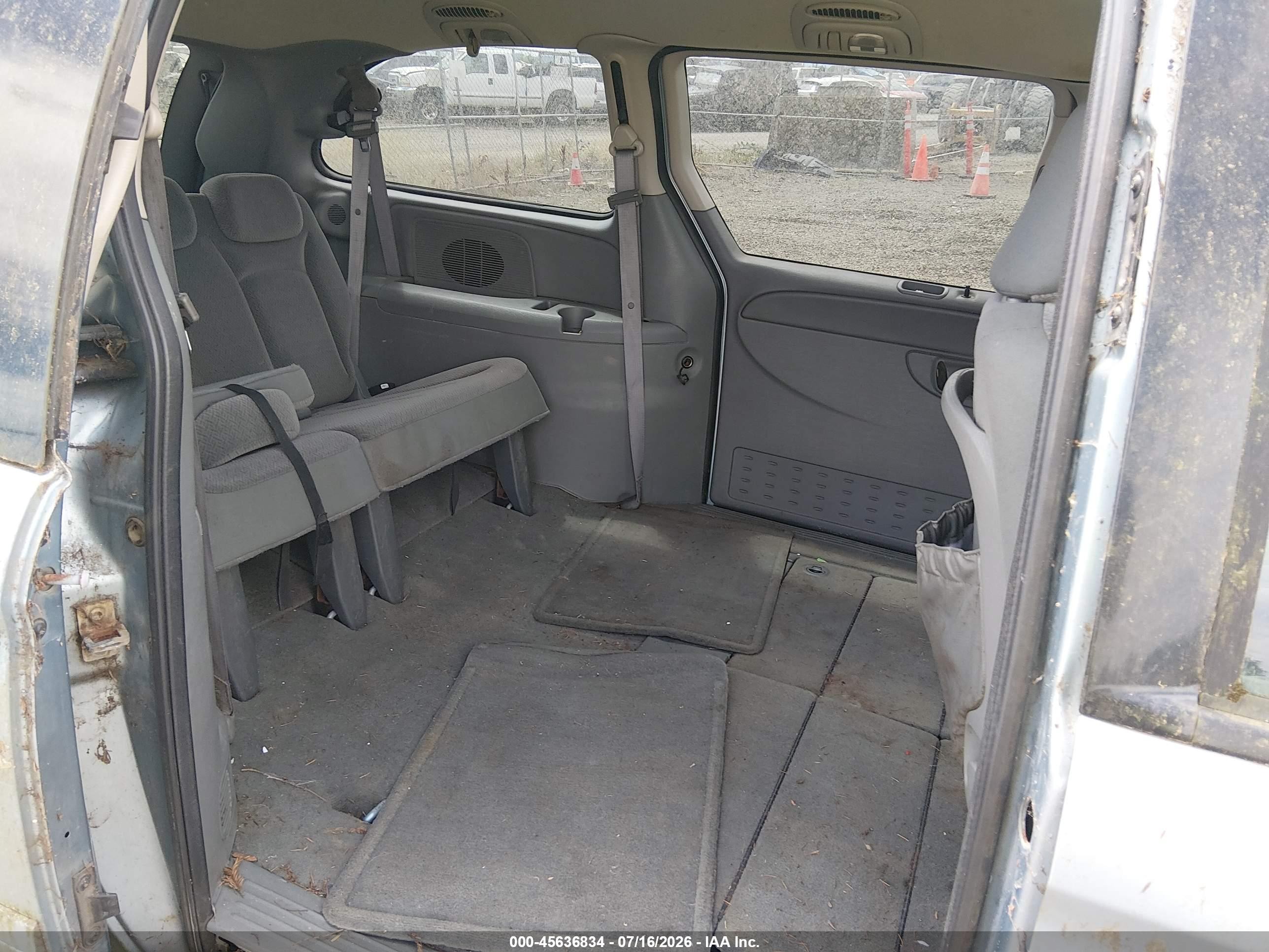 2006 Dodge Grand Caravan Sxt Blue vin: 2D4GP44L26R773589