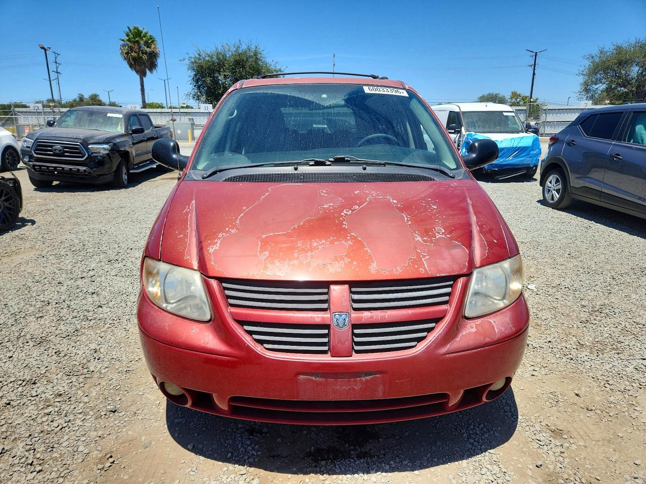 2006 Dodge Grand Caravan Sxt Red vin: 2D4GP44L26R822693