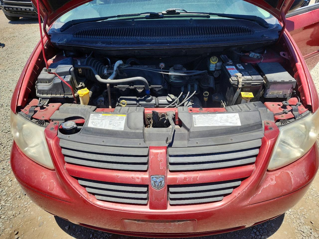 2006 Dodge Grand Caravan Sxt Red vin: 2D4GP44L26R822693