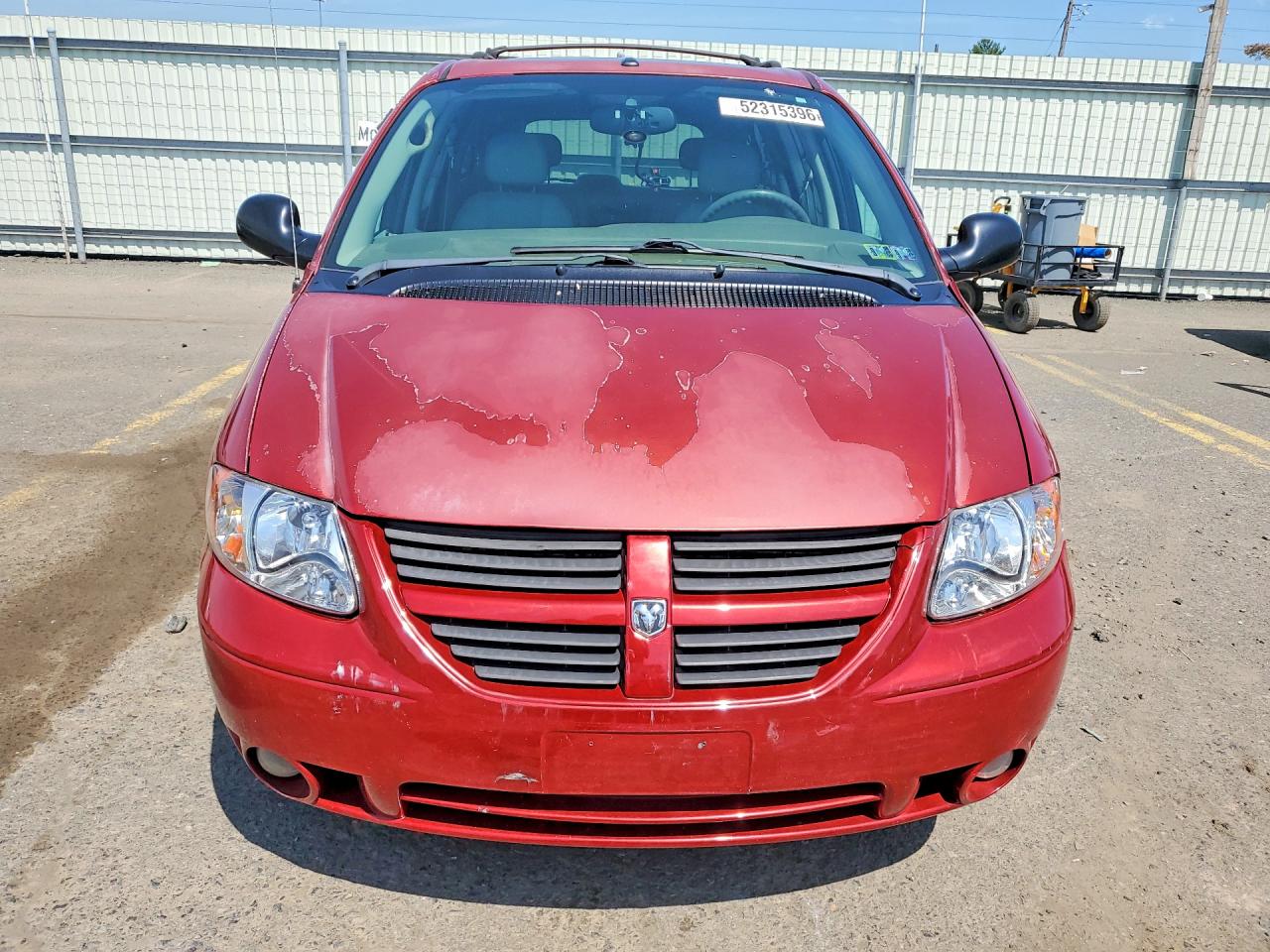 2006 Dodge Grand Caravan Sxt Burgundy vin: 2D4GP44L26R868458