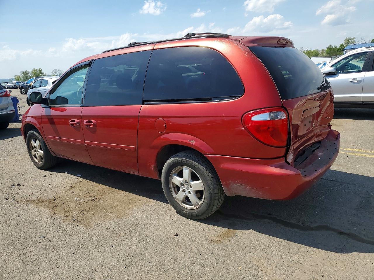 2006 Dodge Grand Caravan Sxt Burgundy vin: 2D4GP44L26R868458