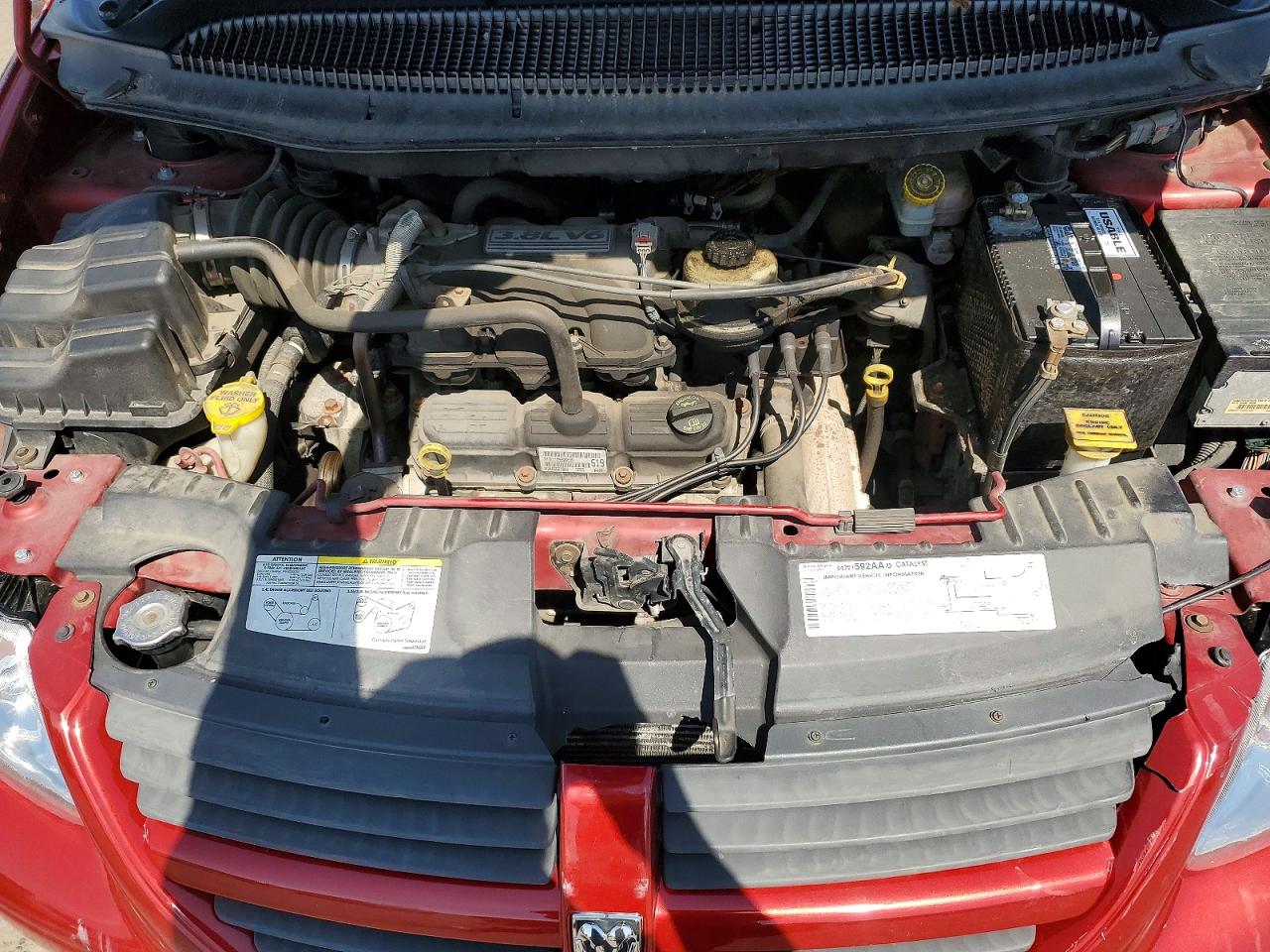 2006 Dodge Grand Caravan Sxt Burgundy vin: 2D4GP44L26R868458