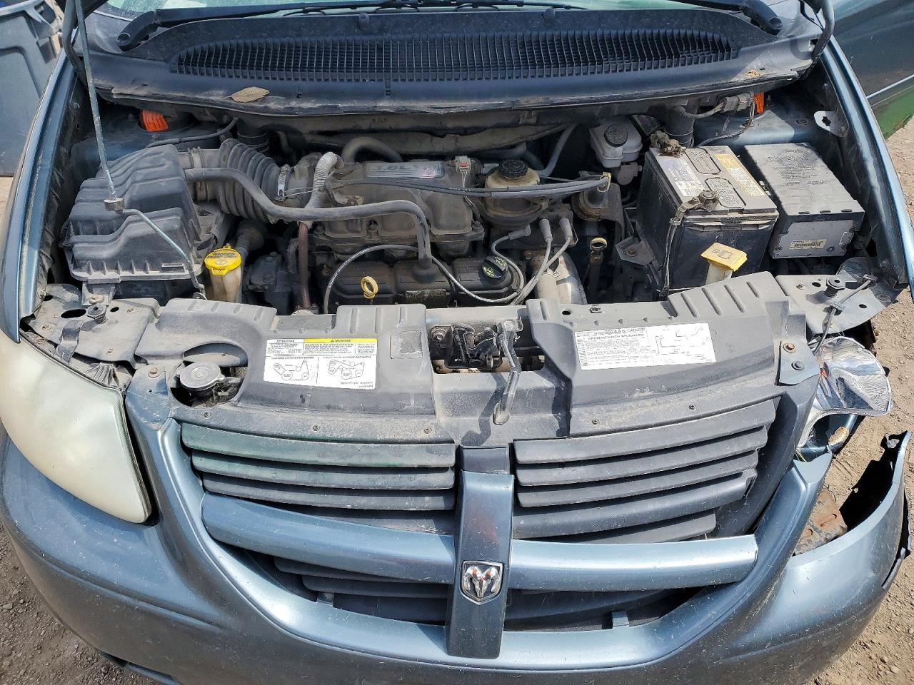 2006 Dodge Grand Caravan Sxt Green vin: 2D4GP44L26R918775