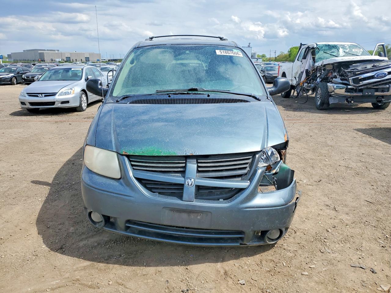 2006 Dodge Grand Caravan Sxt Green vin: 2D4GP44L26R918775
