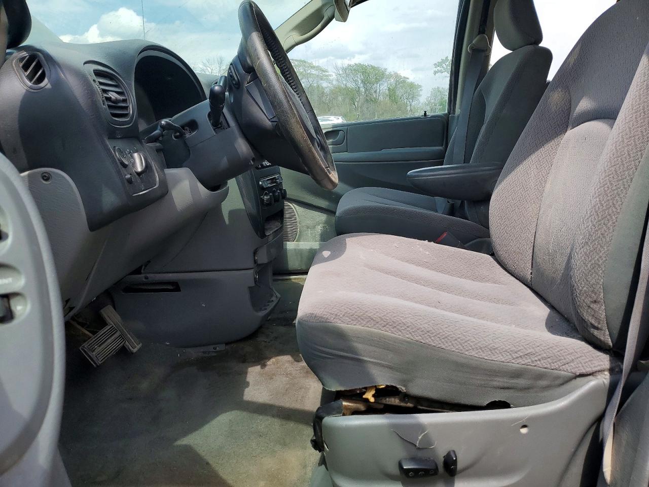 2006 Dodge Grand Caravan Sxt Green vin: 2D4GP44L26R918775