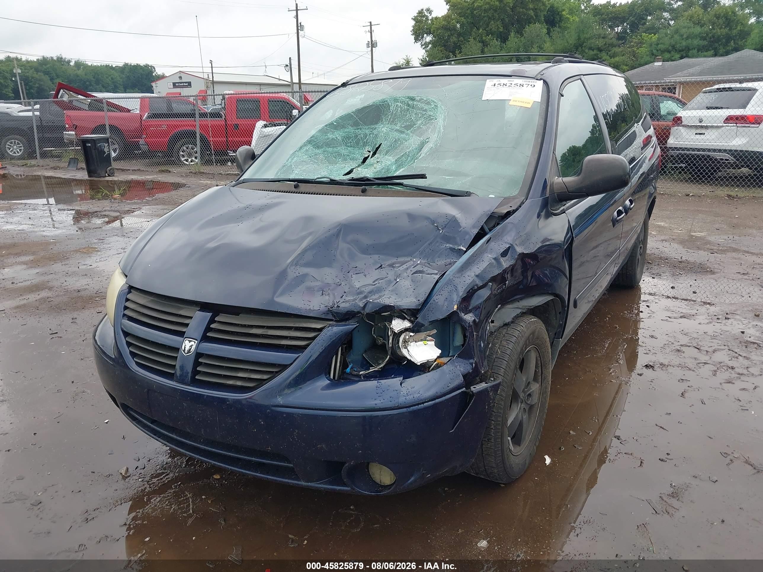 2005 Dodge Grand Caravan Sxt Dark Blue vin: 2D4GP44L35R100535