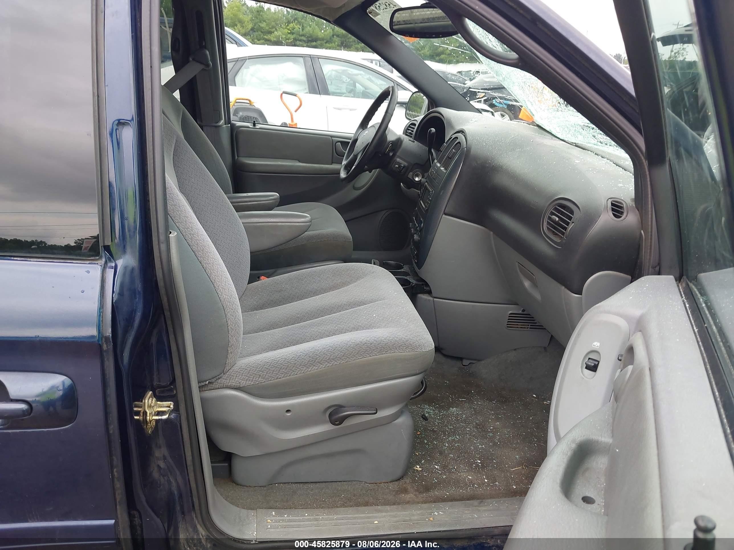 2005 Dodge Grand Caravan Sxt Dark Blue vin: 2D4GP44L35R100535