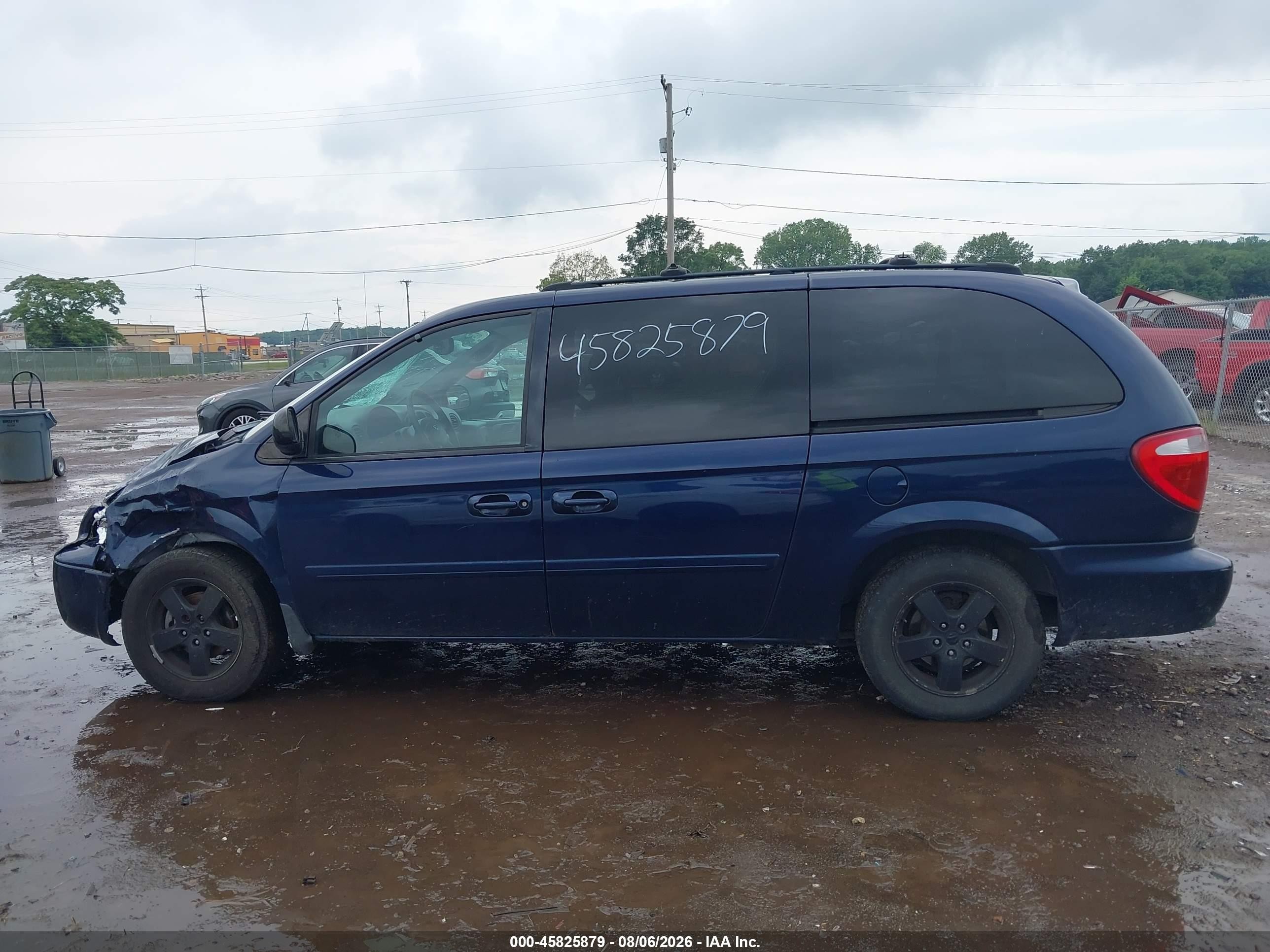 2005 Dodge Grand Caravan Sxt Dark Blue vin: 2D4GP44L35R100535