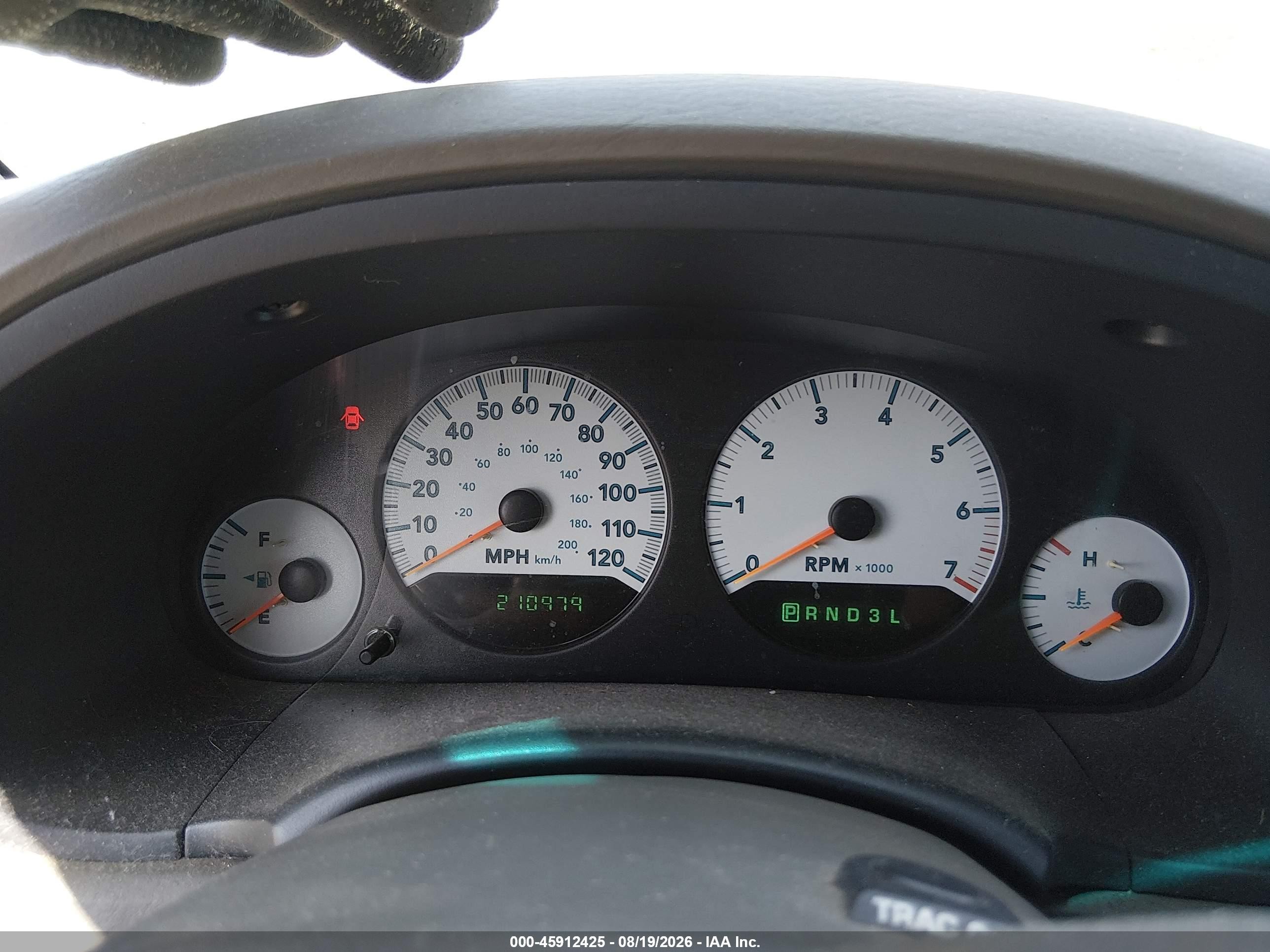 2005 Dodge Grand Caravan Sxt Blue vin: 2D4GP44L35R209917