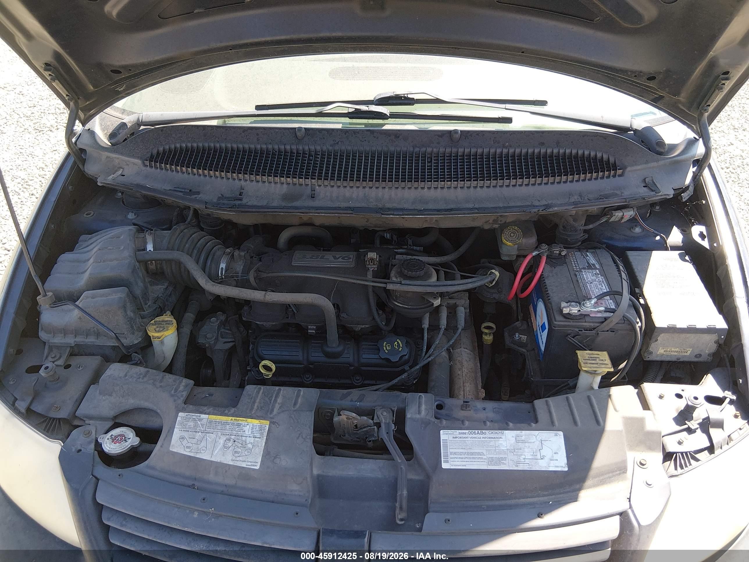 2005 Dodge Grand Caravan Sxt Blue vin: 2D4GP44L35R209917