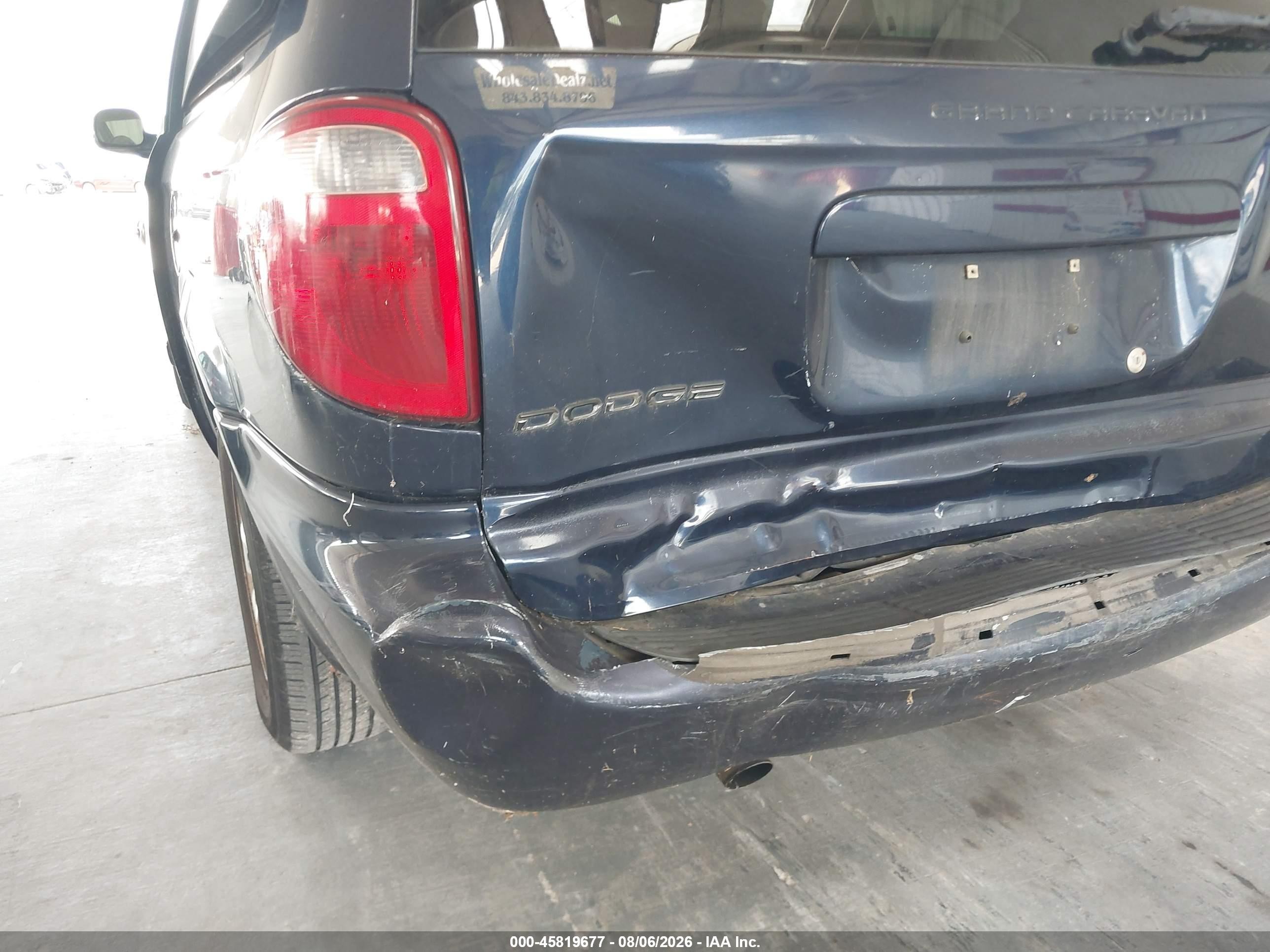 2005 Dodge Grand Caravan Sxt Синий vin: 2D4GP44L35R516679