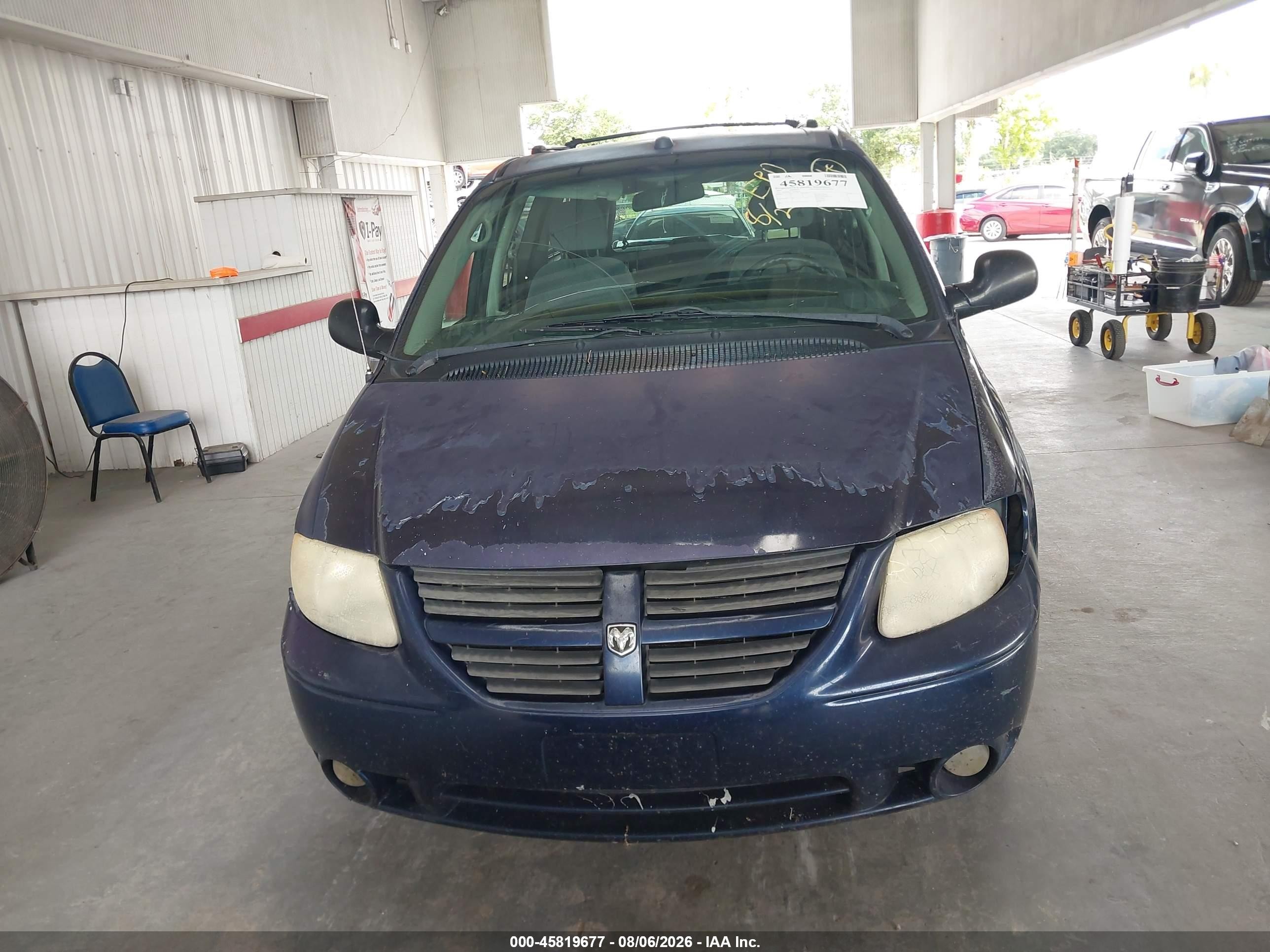 2005 Dodge Grand Caravan Sxt Синий vin: 2D4GP44L35R516679