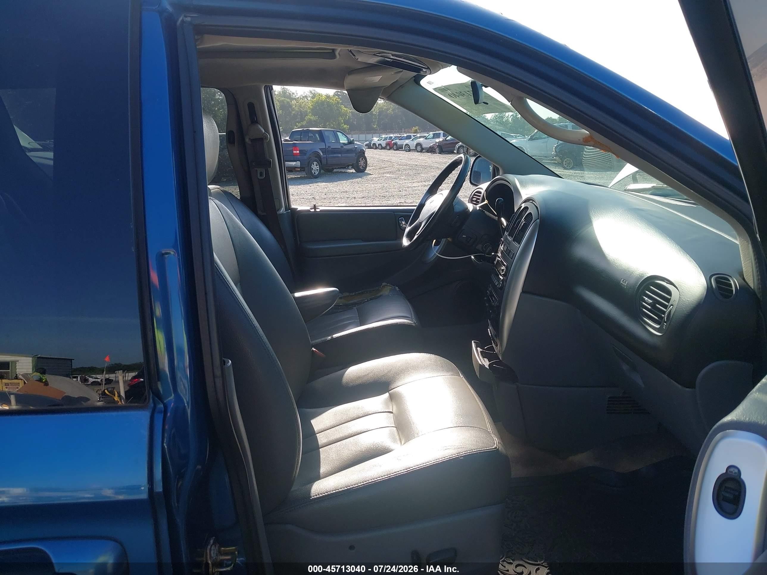 2006 Dodge Grand Caravan Sxt Blue vin: 2D4GP44L36R687384