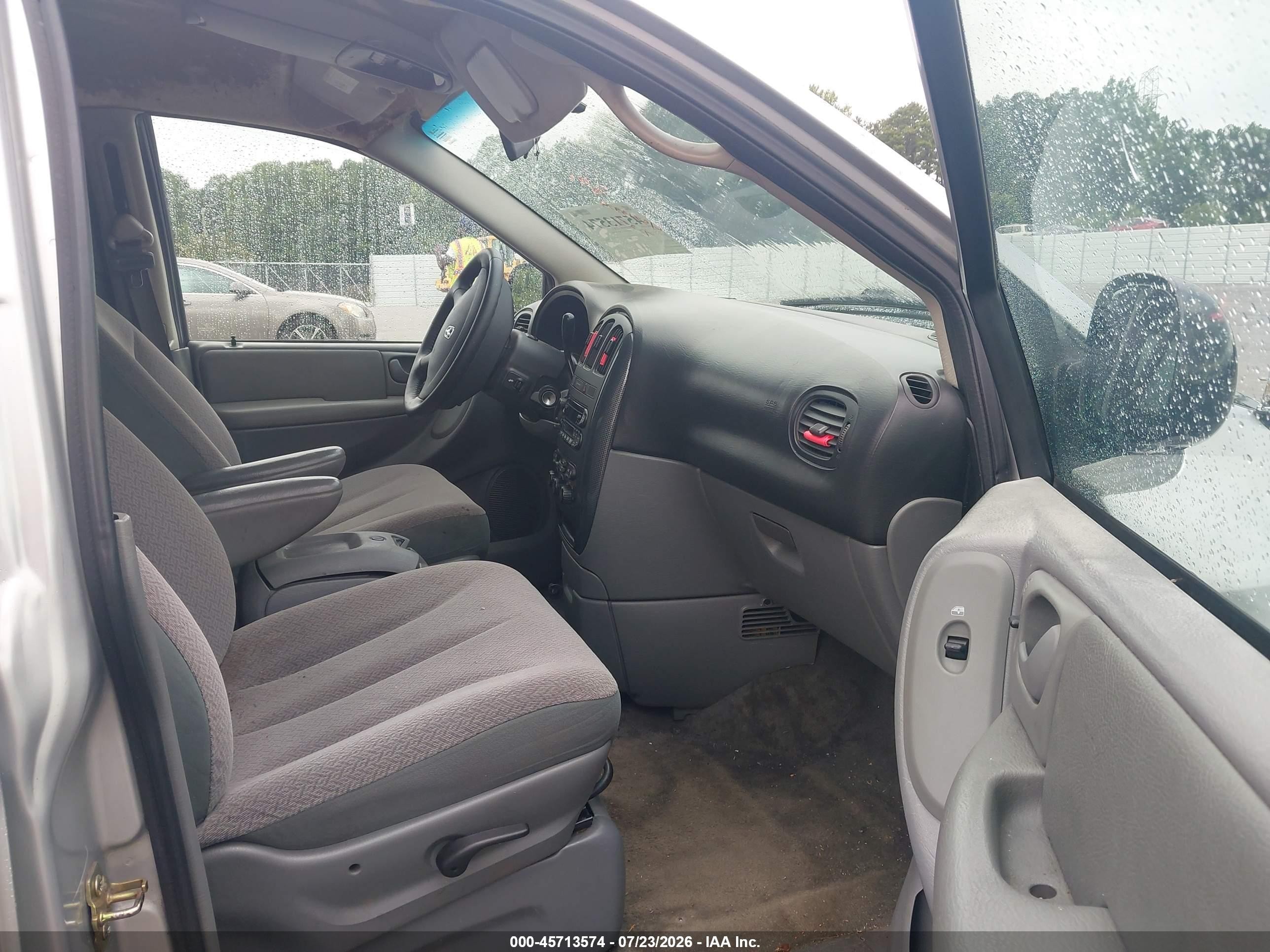 2006 Dodge Grand Caravan Sxt Silver vin: 2D4GP44L36R855573