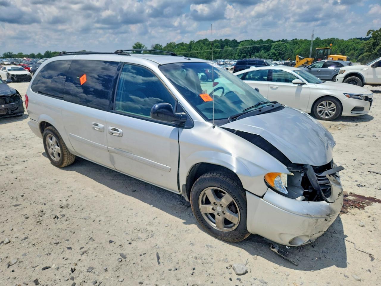2006 Dodge Grand Caravan Sxt Silver vin: 2D4GP44L36R914914