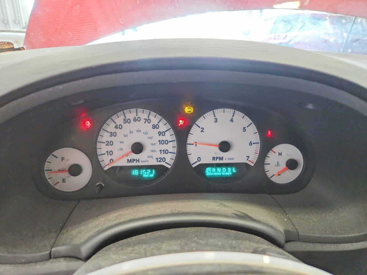 2007 Dodge Grand Caravan Sxt Red vin: 2D4GP44L37R219558