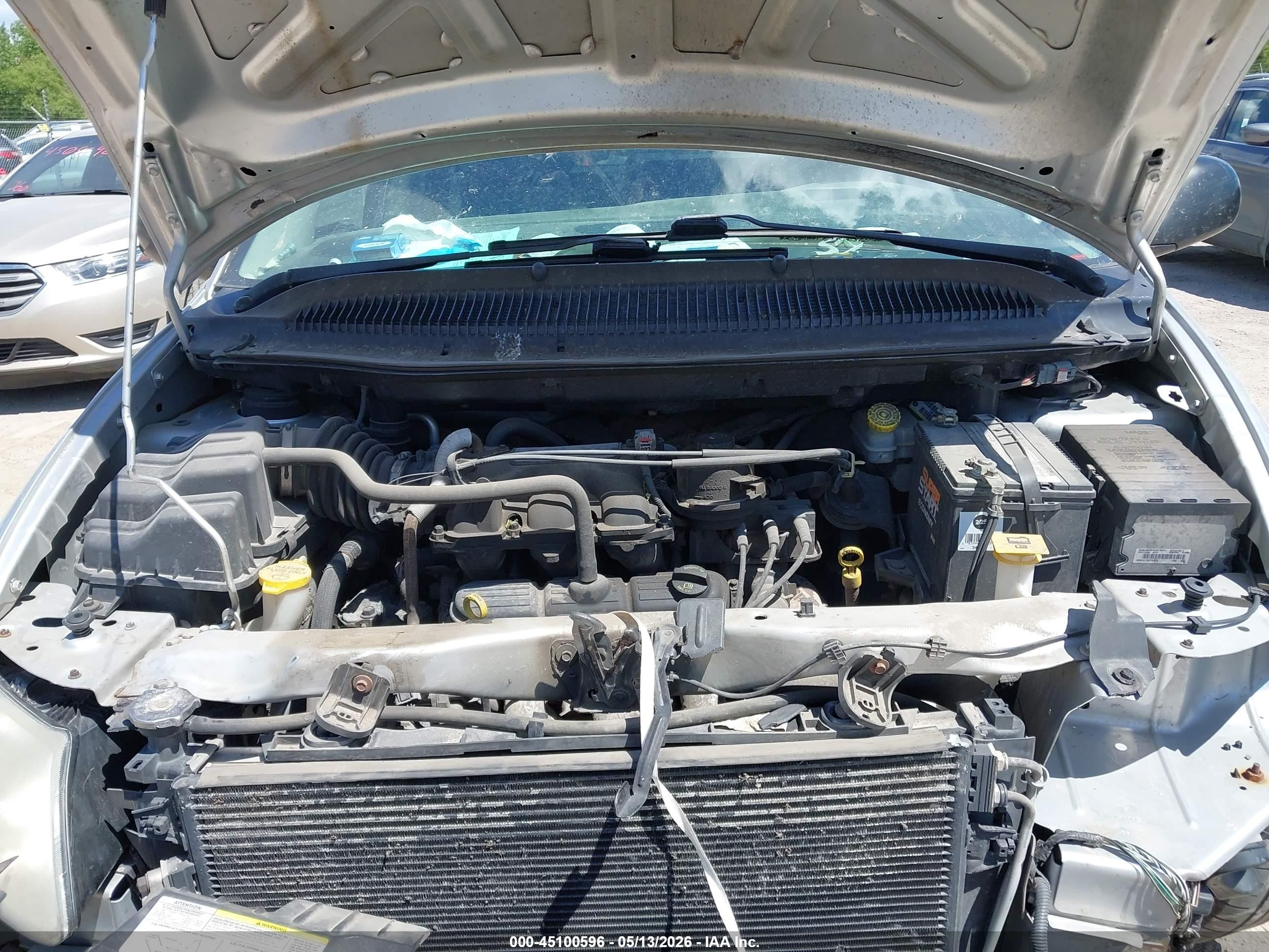 2007 Dodge Grand Caravan Sxt Silver vin: 2D4GP44L37R264189