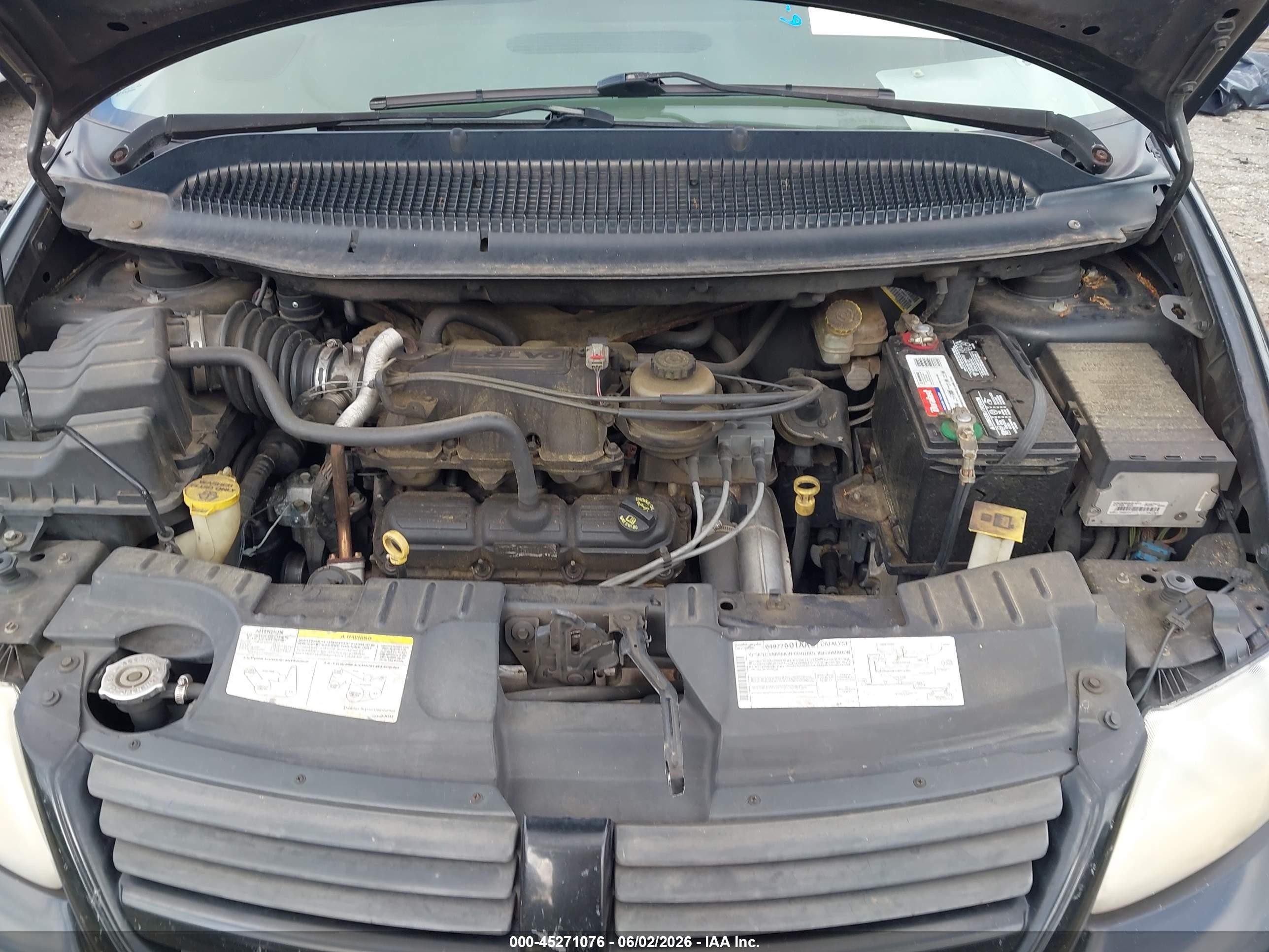 2007 Dodge Grand Caravan Sxt Black vin: 2D4GP44L37R292137