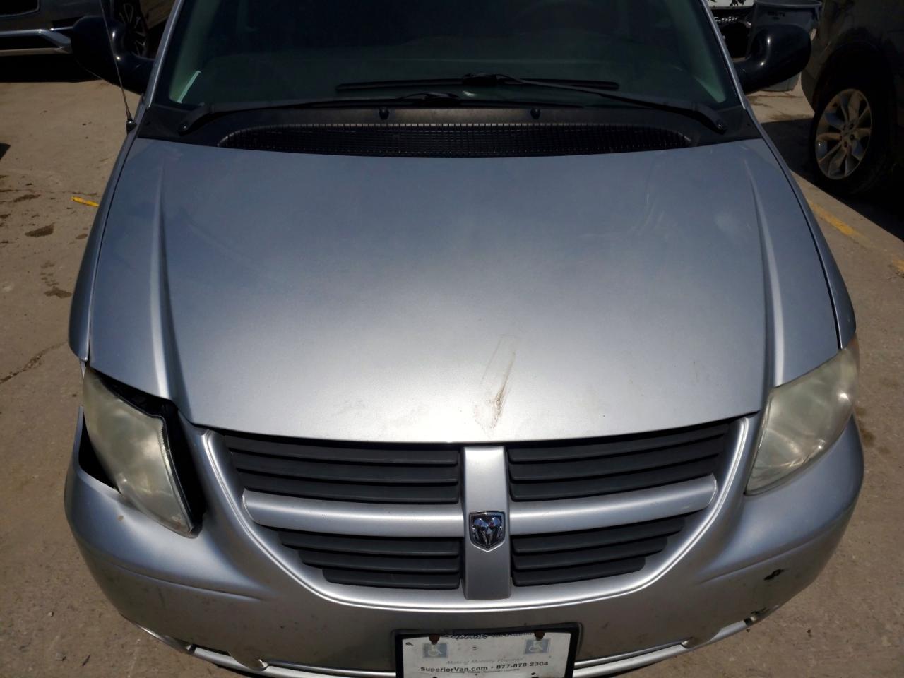 2007 Dodge Grand Caravan Sxt Silver vin: 2D4GP44L37R314122