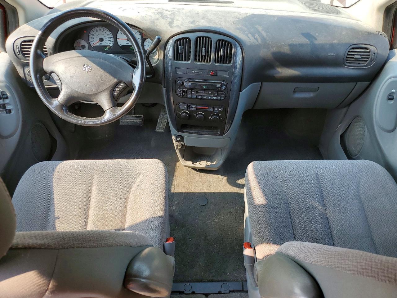 2007 Dodge Grand Caravan Sxt Red vin: 2D4GP44L37R324407