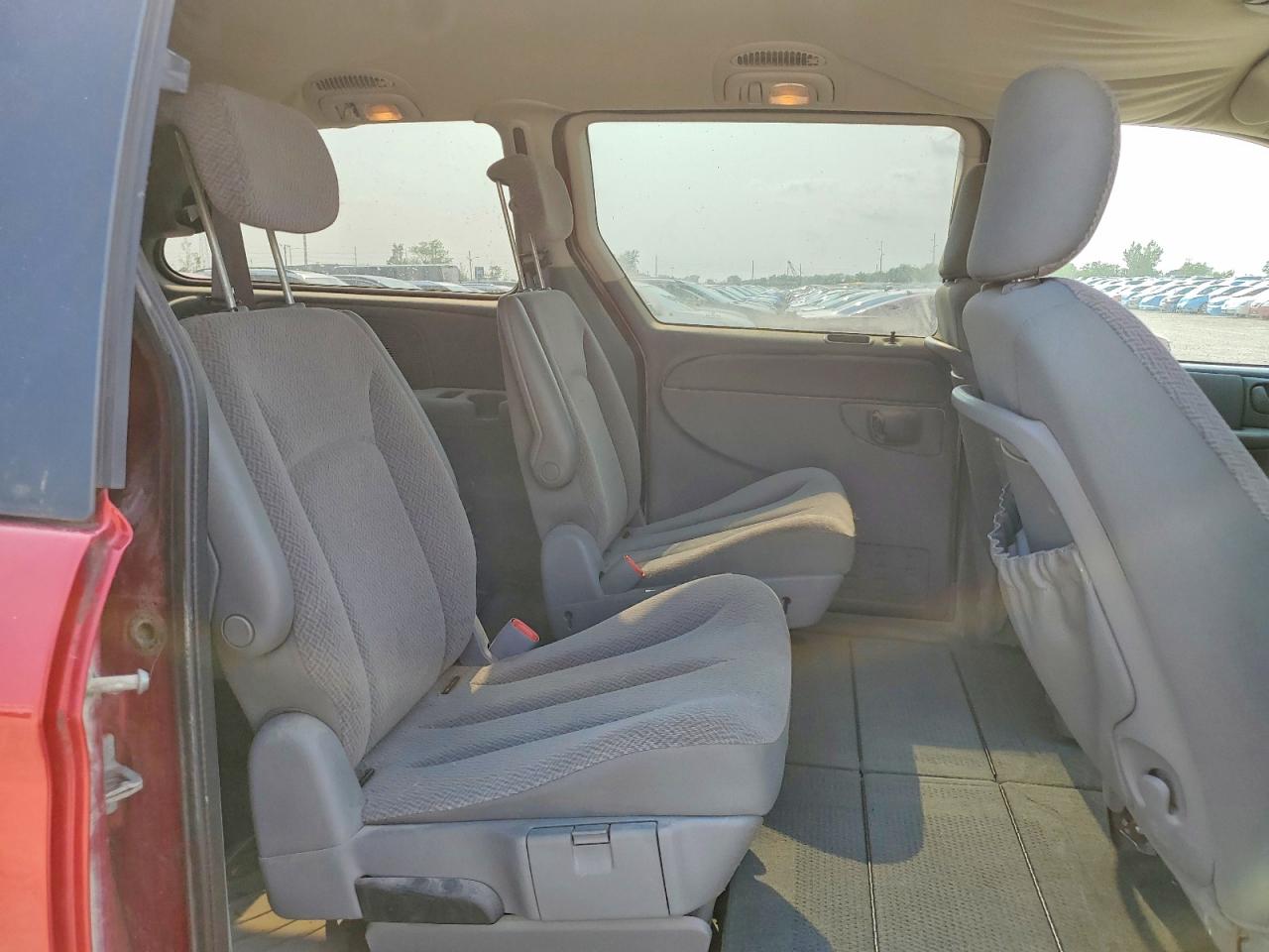 2007 Dodge Grand Caravan Sxt Red vin: 2D4GP44L37R324407