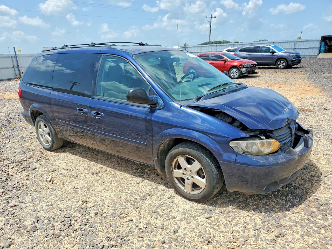 2005 Dodge Grand Caravan Sxt Blue vin: 2D4GP44L45R166284