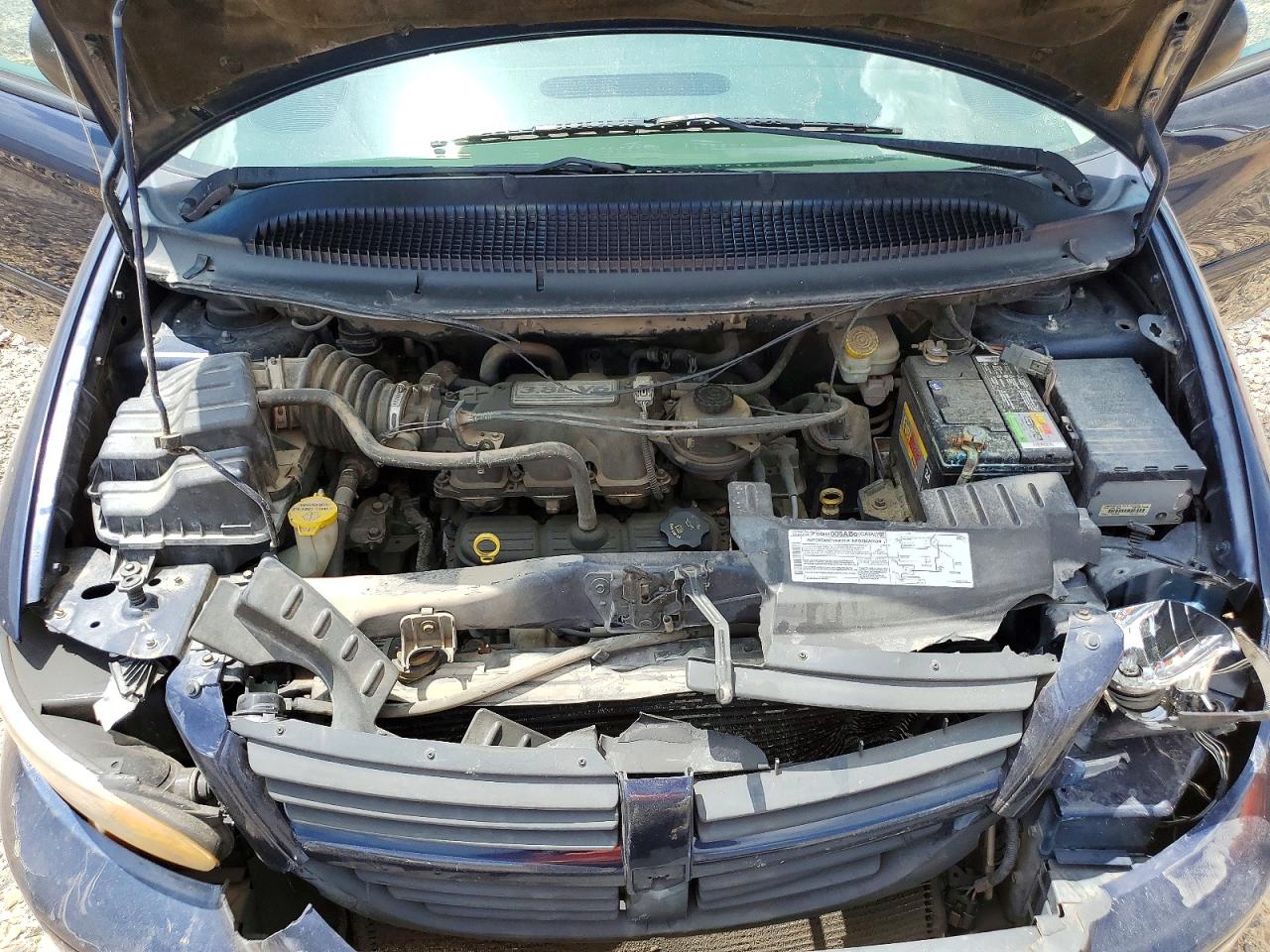 2005 Dodge Grand Caravan Sxt Blue vin: 2D4GP44L45R166284