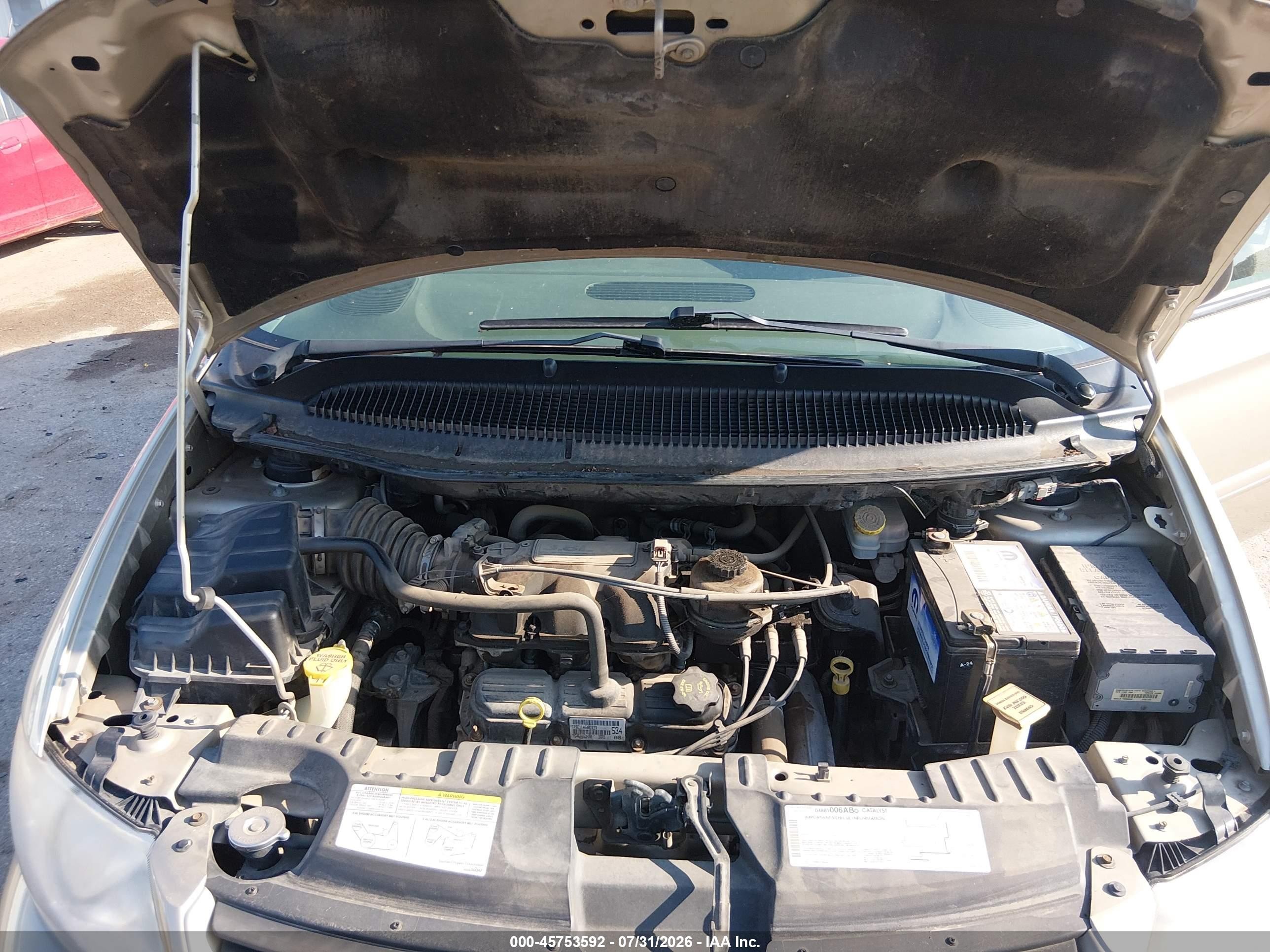 2005 Dodge Grand Caravan Sxt Gold vin: 2D4GP44L45R229044