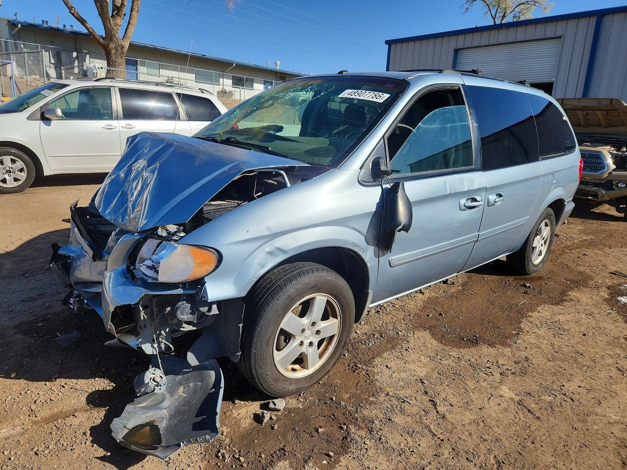 2006 Dodge Grand Caravan Sxt Silver vin: 2D4GP44L46R662607