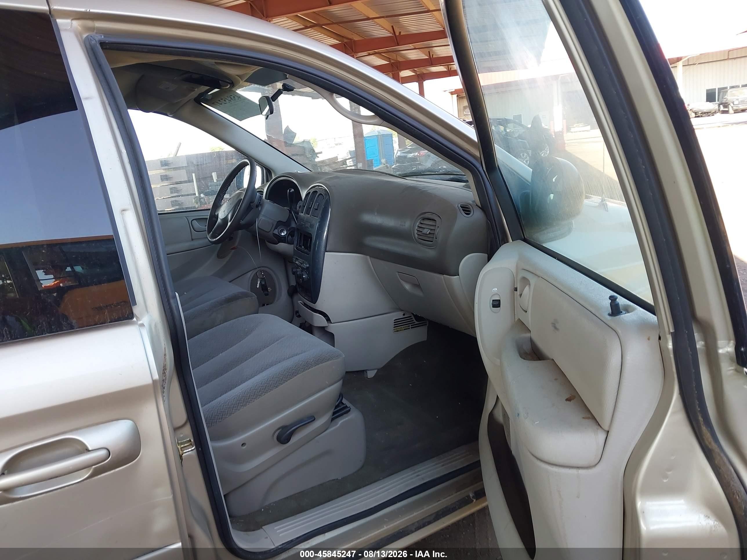 2006 Dodge Grand Caravan Sxt Beige vin: 2D4GP44L46R754901