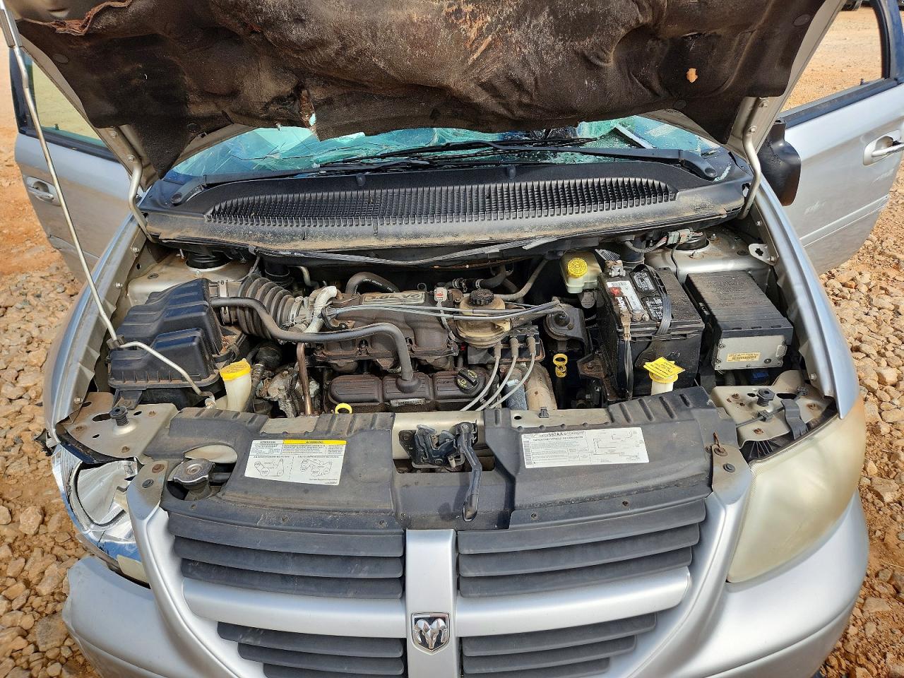 2006 Dodge Grand Caravan Sxt Серебряный vin: 2D4GP44L46R755594