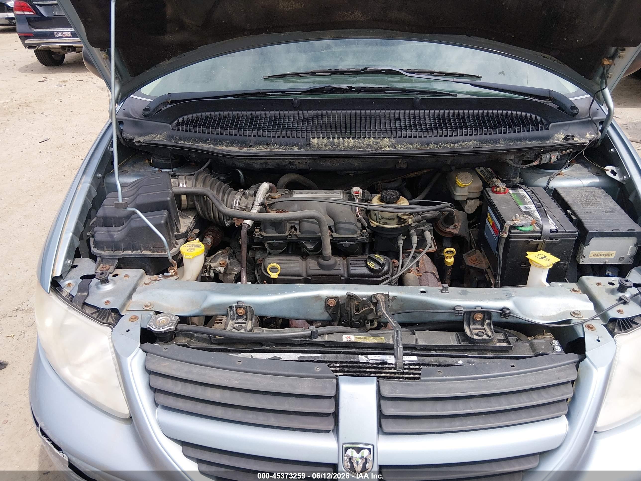 2006 Dodge Grand Caravan Sxt Blue vin: 2D4GP44L46R804339