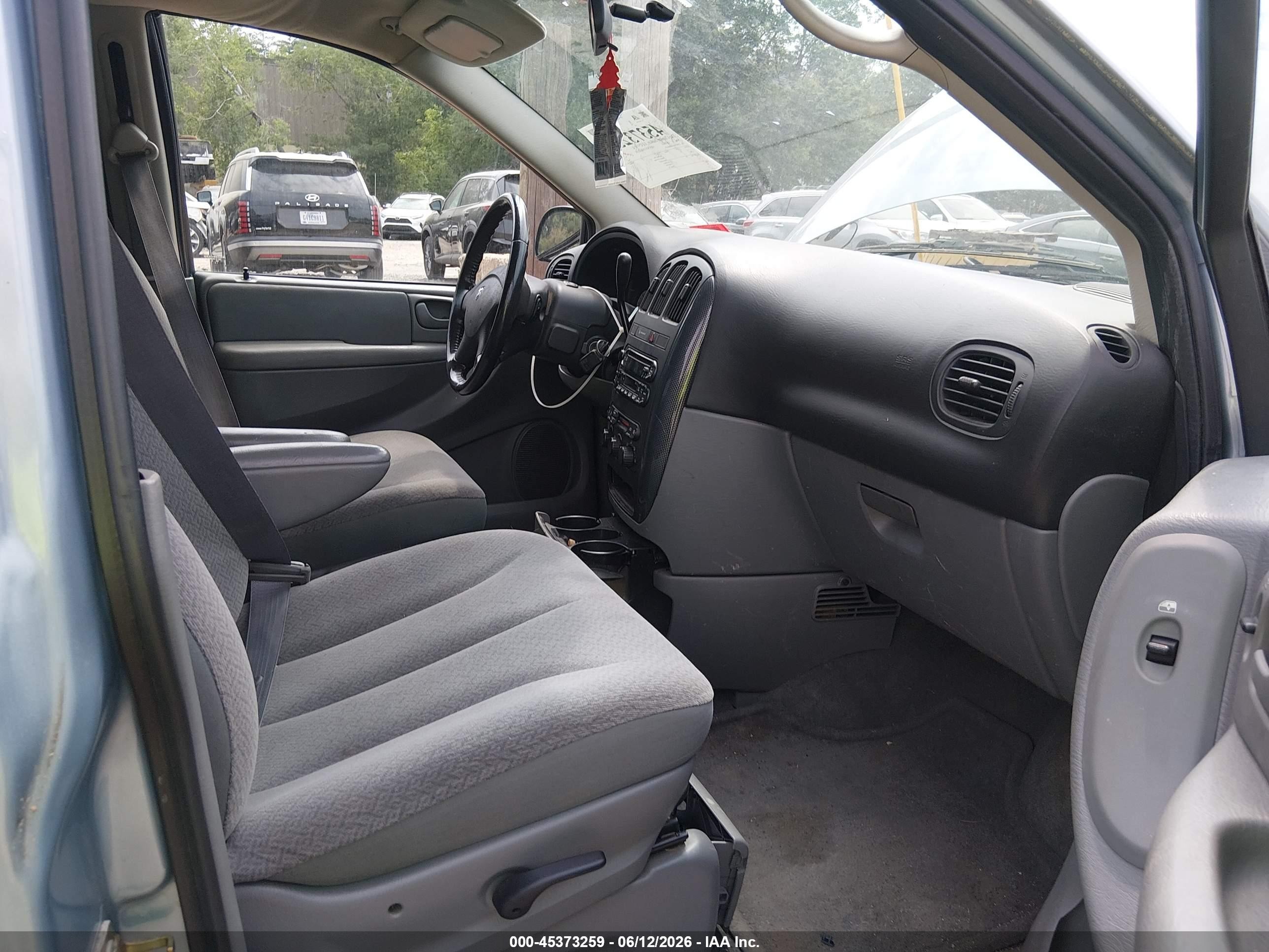 2006 Dodge Grand Caravan Sxt Blue vin: 2D4GP44L46R804339