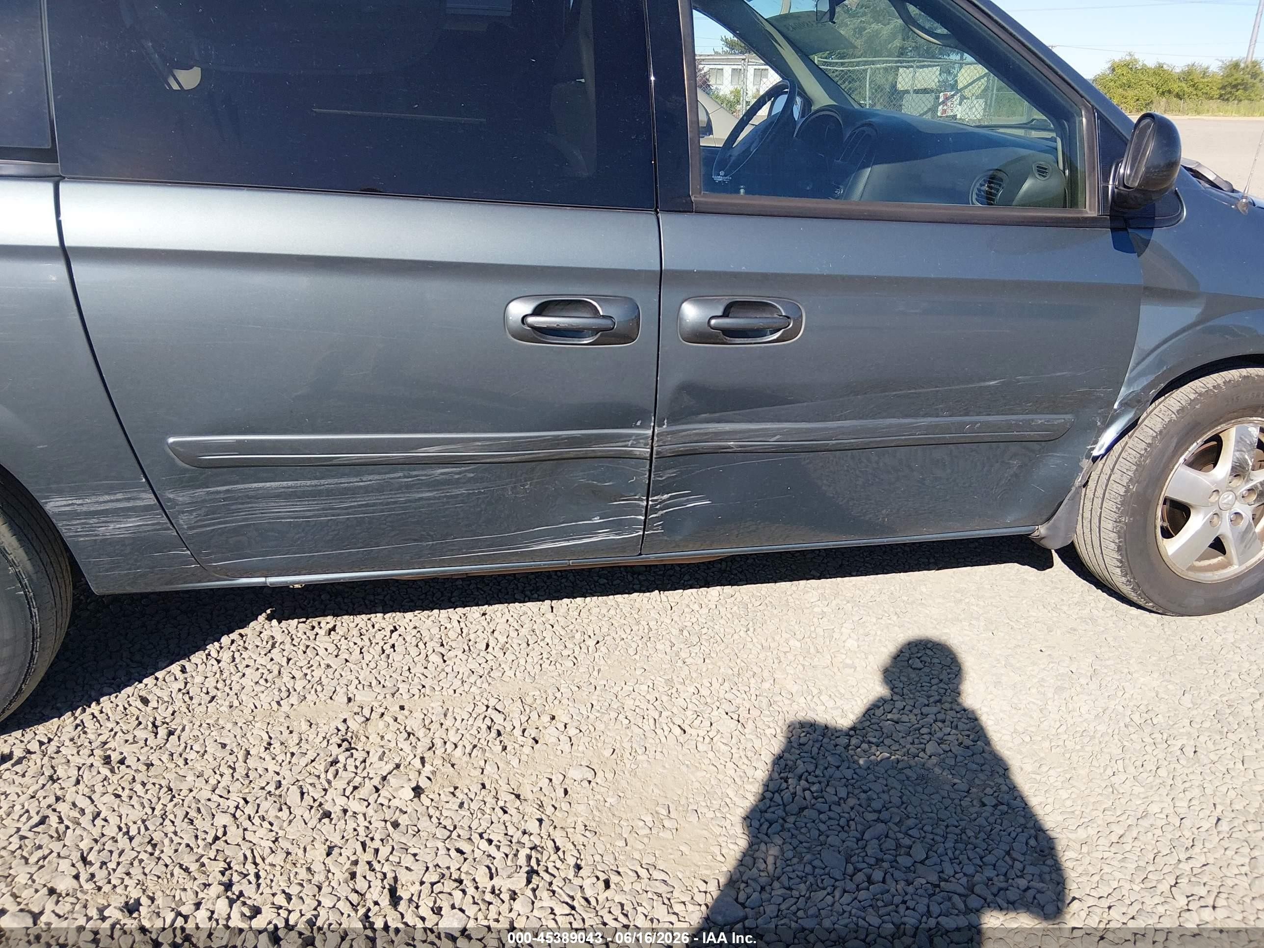 2007 Dodge Grand Caravan Sxt Green vin: 2D4GP44L47R309334