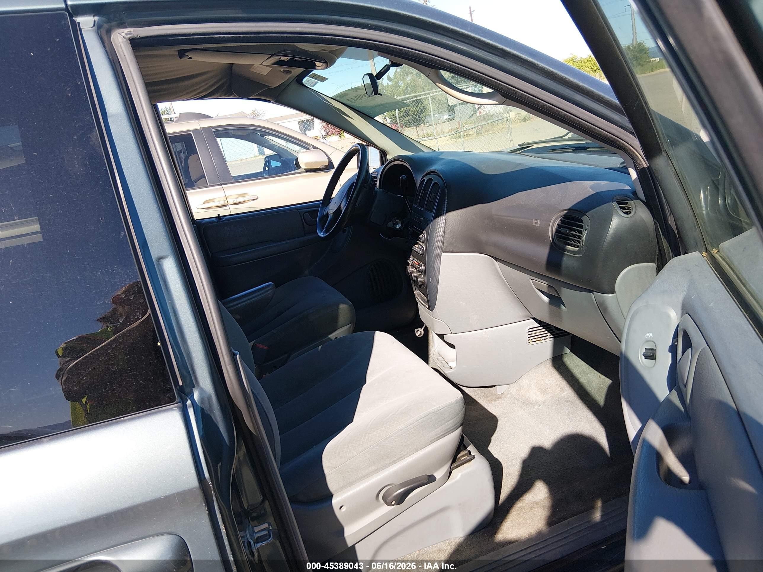 2007 Dodge Grand Caravan Sxt Green vin: 2D4GP44L47R309334
