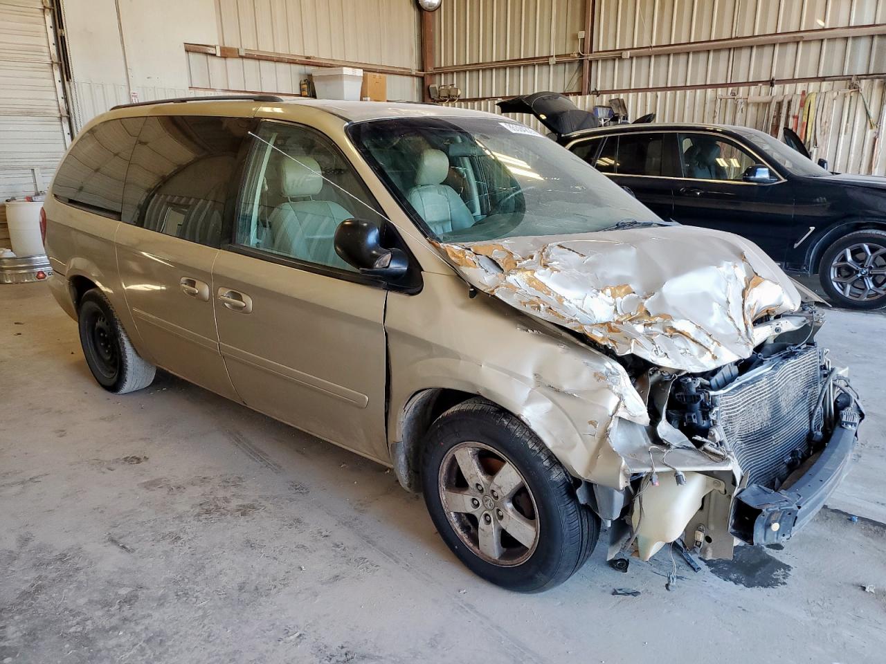 2007 Dodge Grand Caravan Sxt Tan vin: 2D4GP44L47R344469